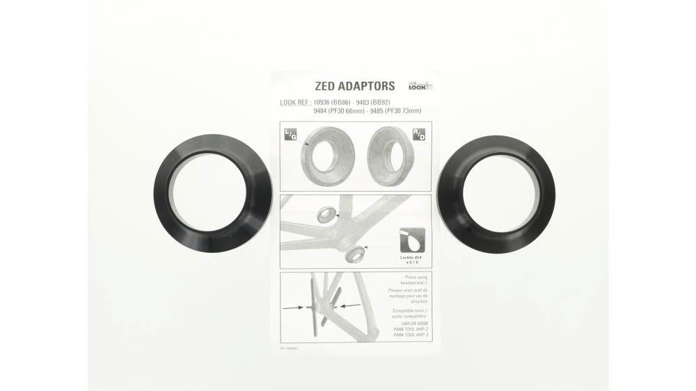 Look Fahrradpedale Look Adaptersatz MTB PF BB92 AFM 24mm - Pressfit Innenlager Adapter fü