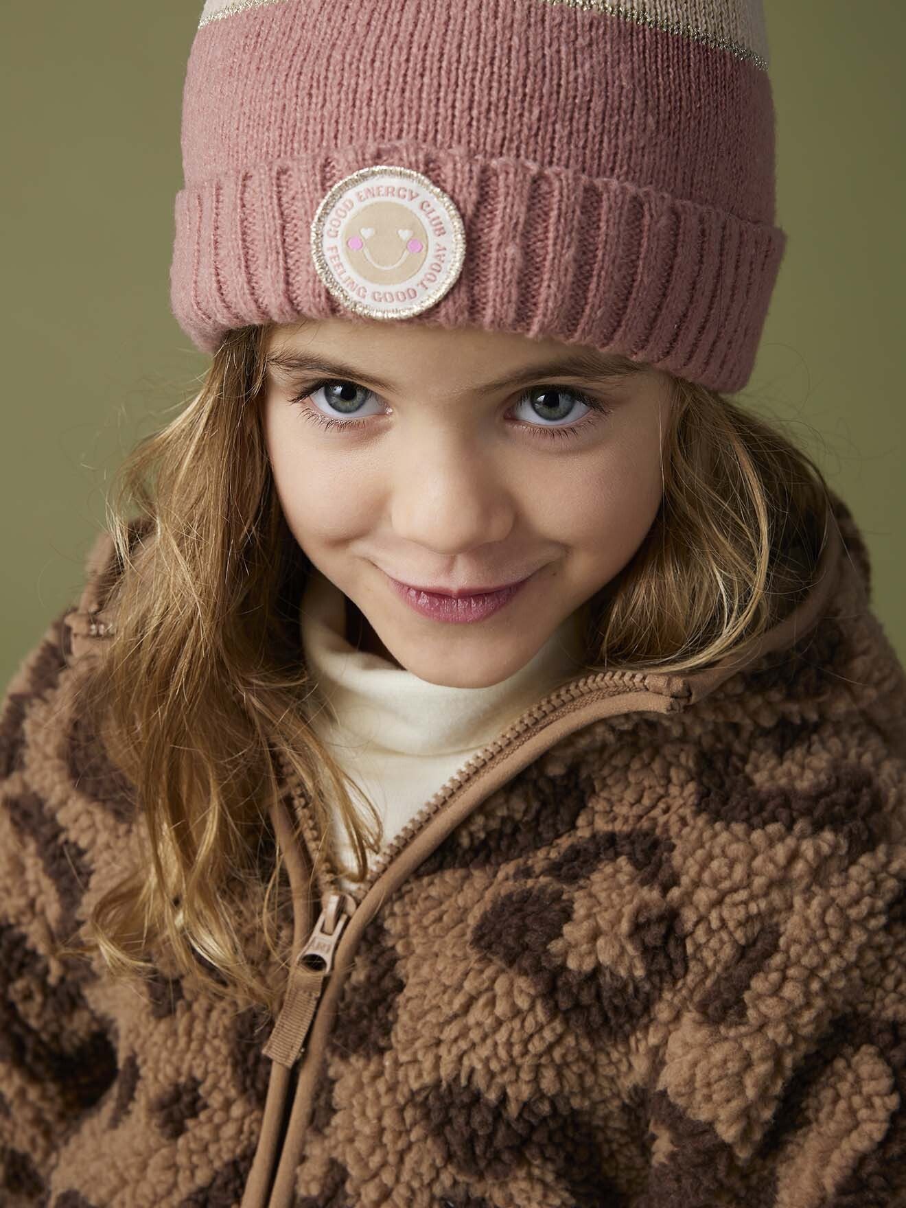 vertbaudet Blouson Mädchen Teddyfleece-Jacke mit Kapuze und Leopardenmuster – Bild 5 von 5