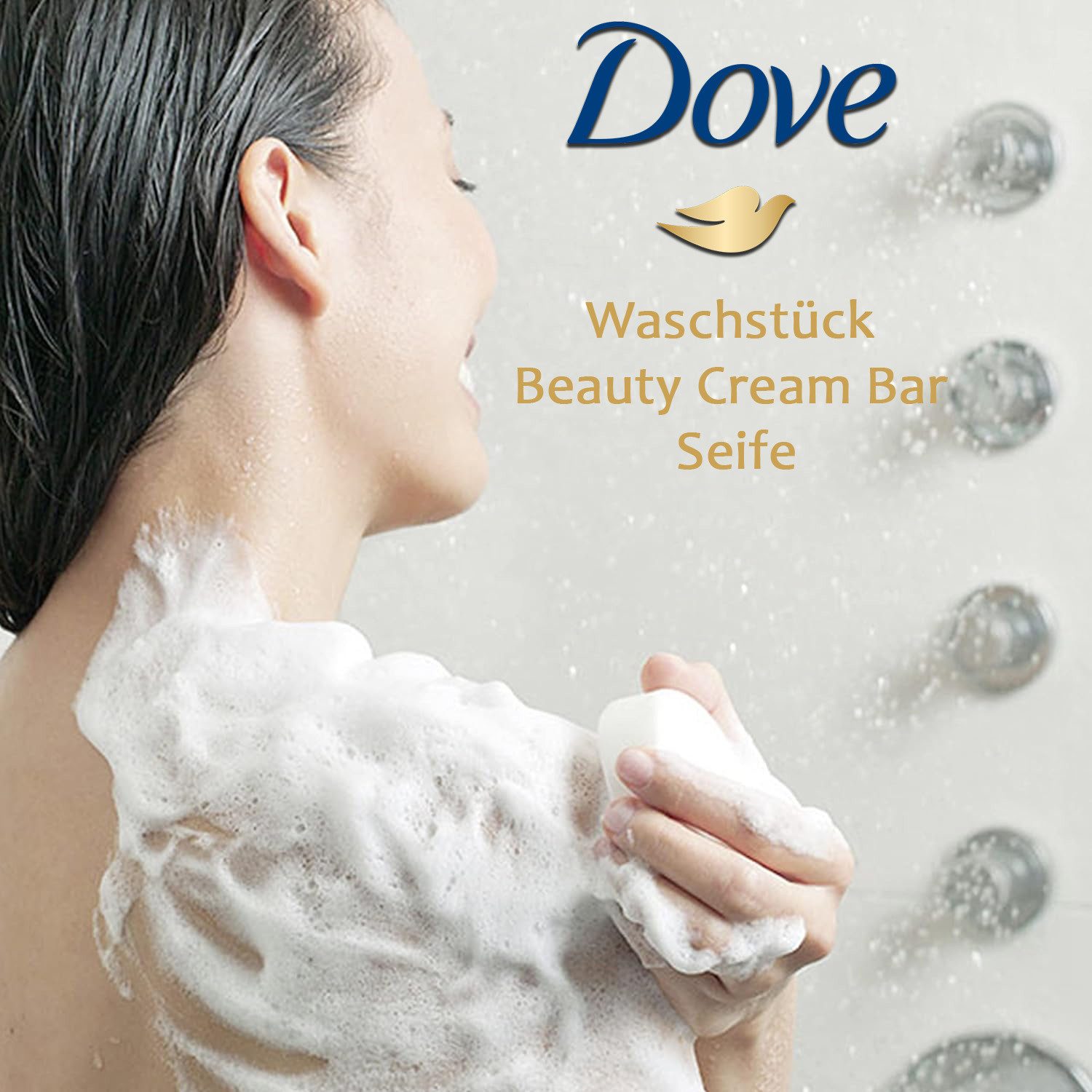 DOVE Gesichtsseife Dove Beauty Cream Bar reinigt, spendet Feuchtigkeit und pflegt, 90 g, 1-tlg., Dove – sulfatfreie Badeseife für weiche und geschmeidige Haut 90 g