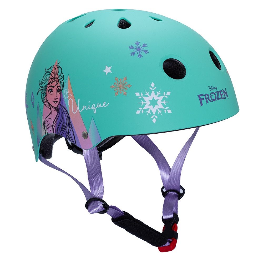 Seven Polska Kinderfahrradhelm Disney Fahrradhelm "FROZEN", Roller Blades, 52-56cm, ab ca. 6 Jahre