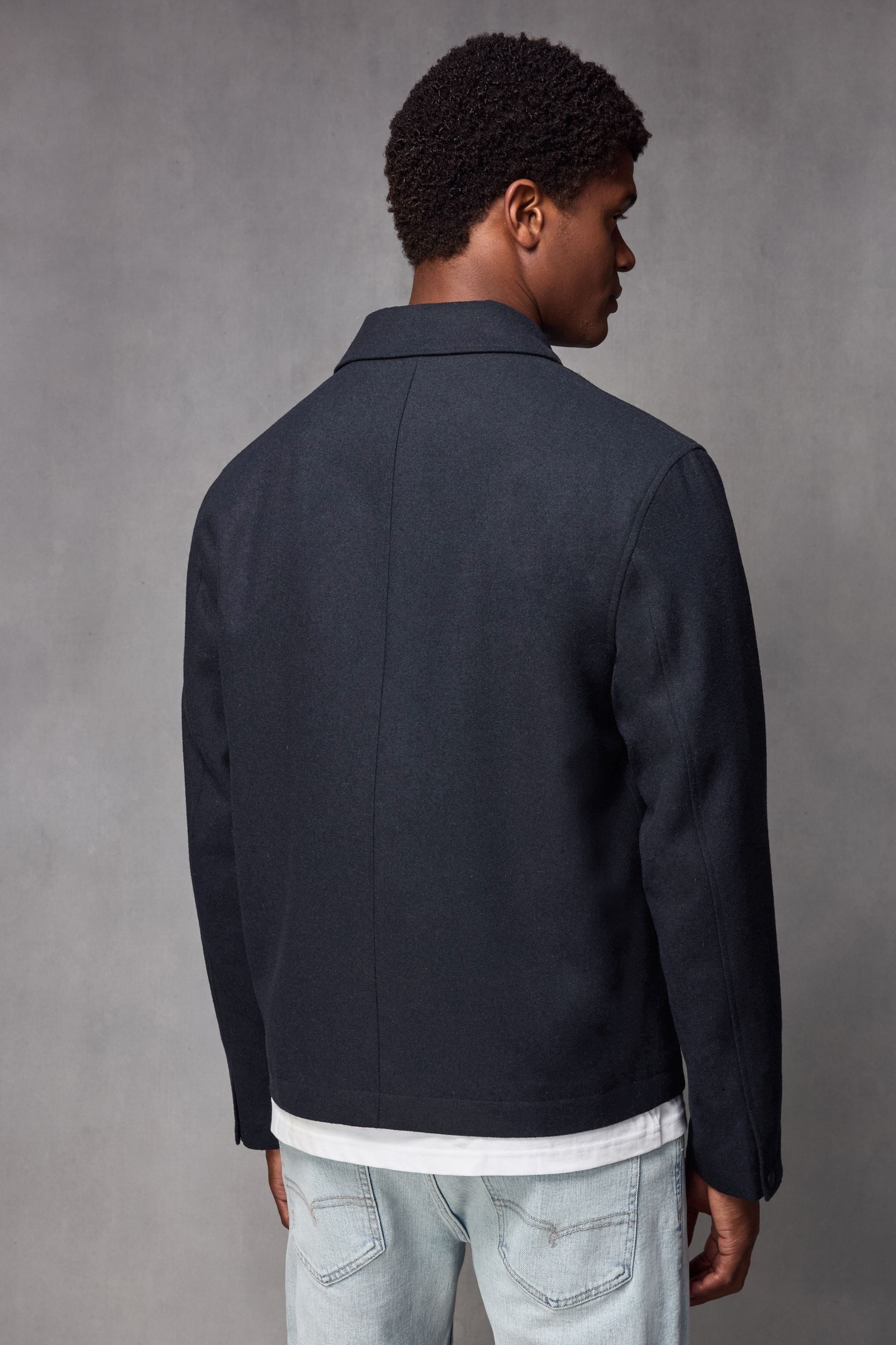 Next Blouson Leichte Jacke aus Wollgemisch (1-St) günstig online kaufen