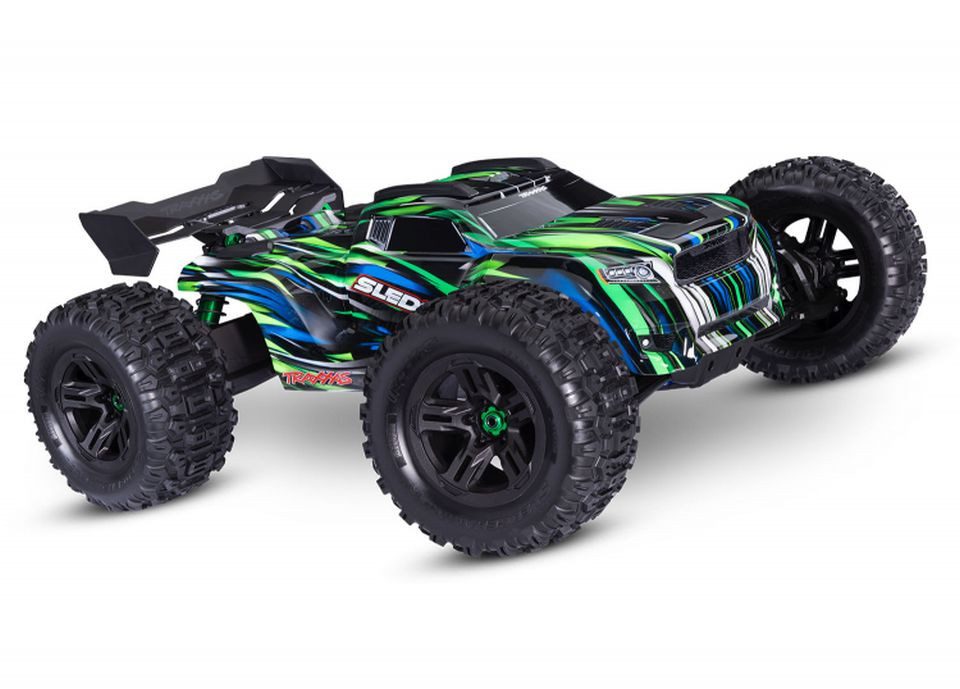 RC-Auto Traxxas Sledge 1:8 Monster Truck RTR 4WD belted VXL-6S grün Brushless