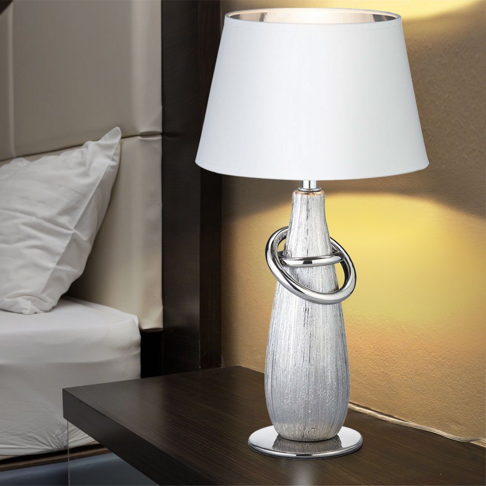 etc-shop LED Tischleuchte, Leuchtmittel inklusive, Leuchte Warmweiß, Leselampe Tischleuchte Nachttischleuchte- Lampe Farbwechsel