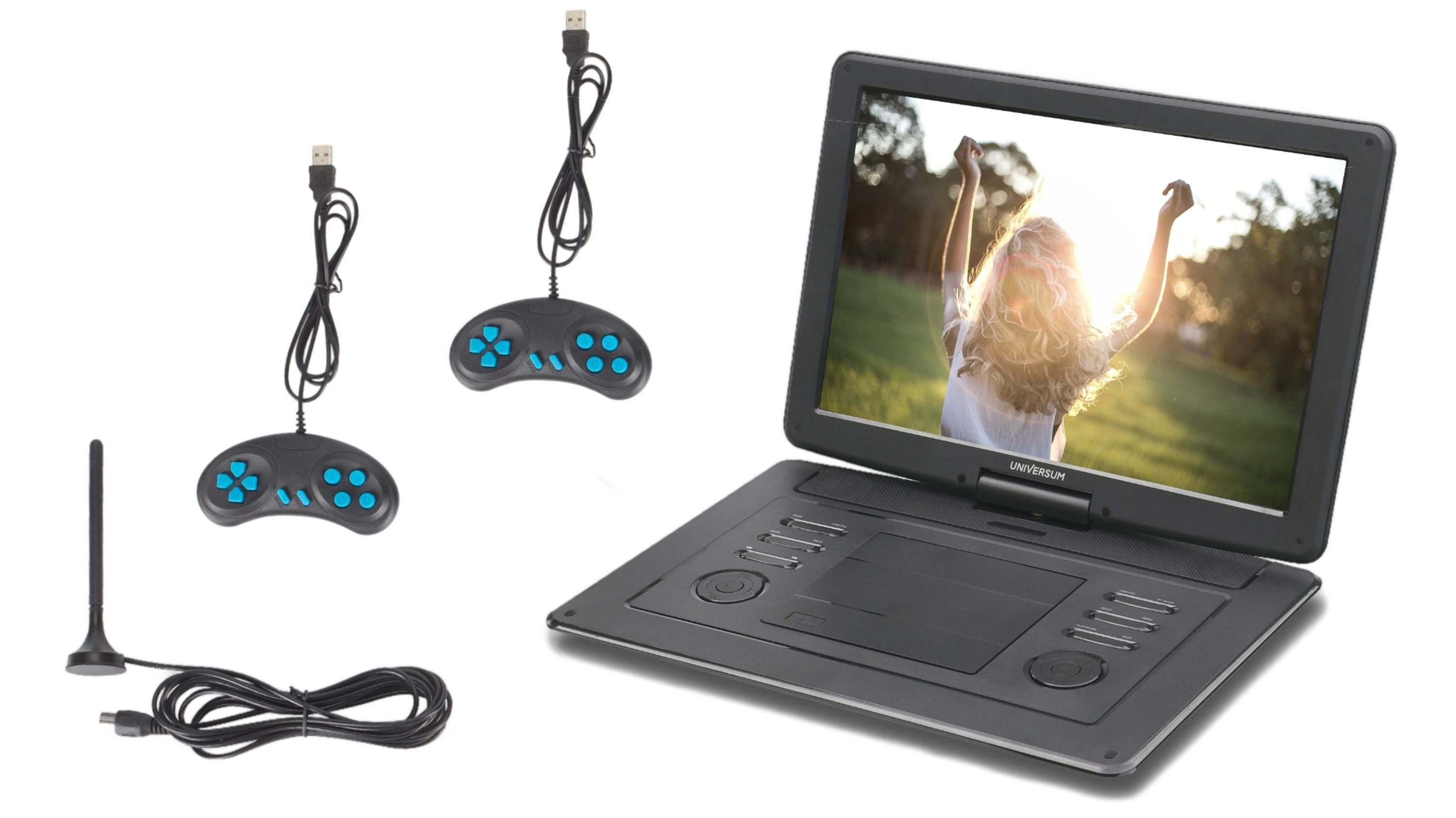 Universum DVD 400 DVD-Player (tragbarer 15.6" DVD-Player, 12 Volt Adapter)