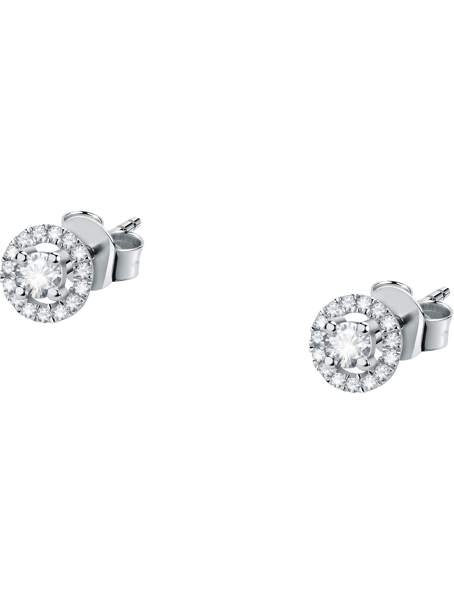 CHRIST Paar Ohrstecker CHRIST Damen-Ohrstecker 750er Weißgold 2 Diamant