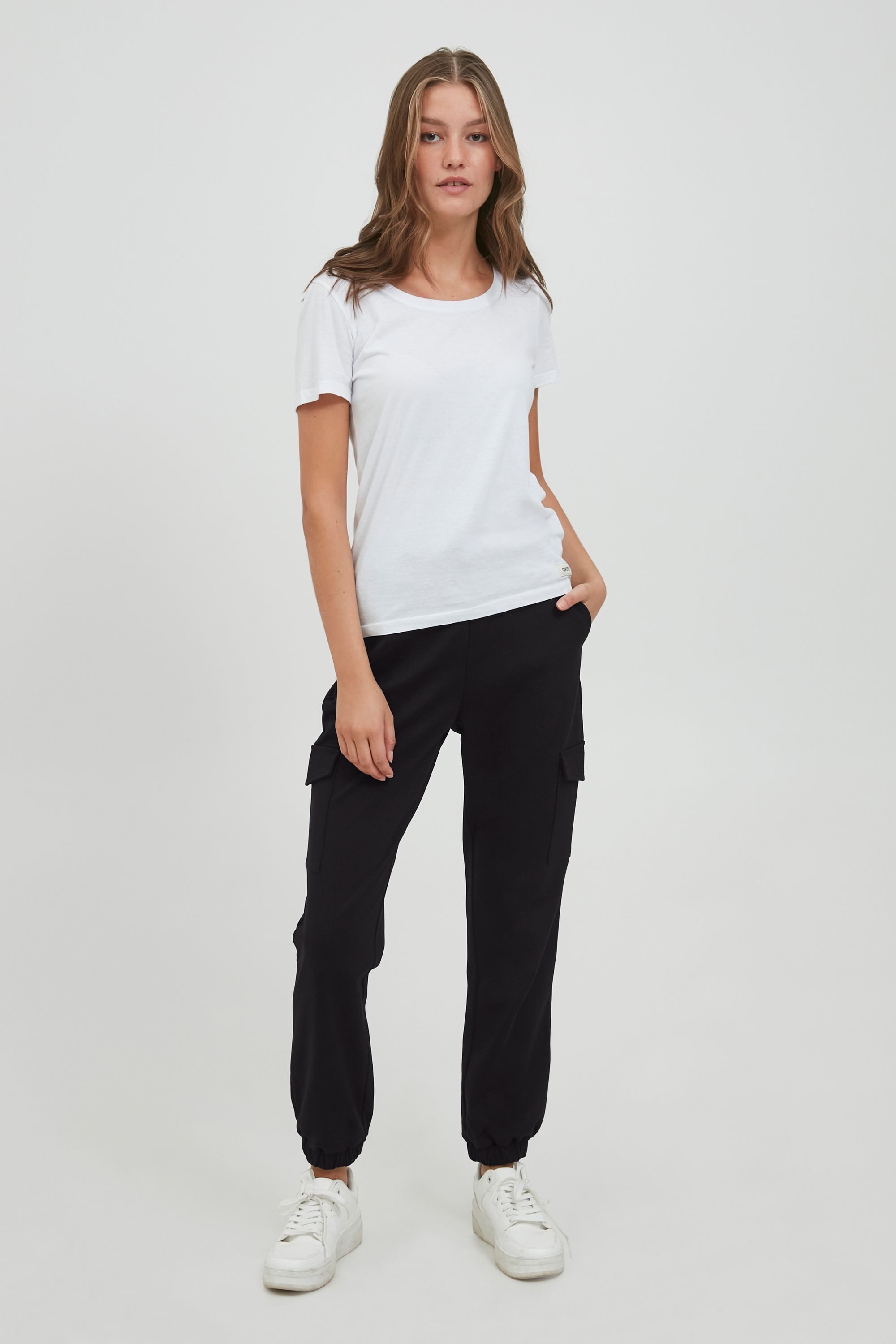 OXMO Cargohose OXHenni Damen Stoffhose Im Cargo Look günstig online kaufen