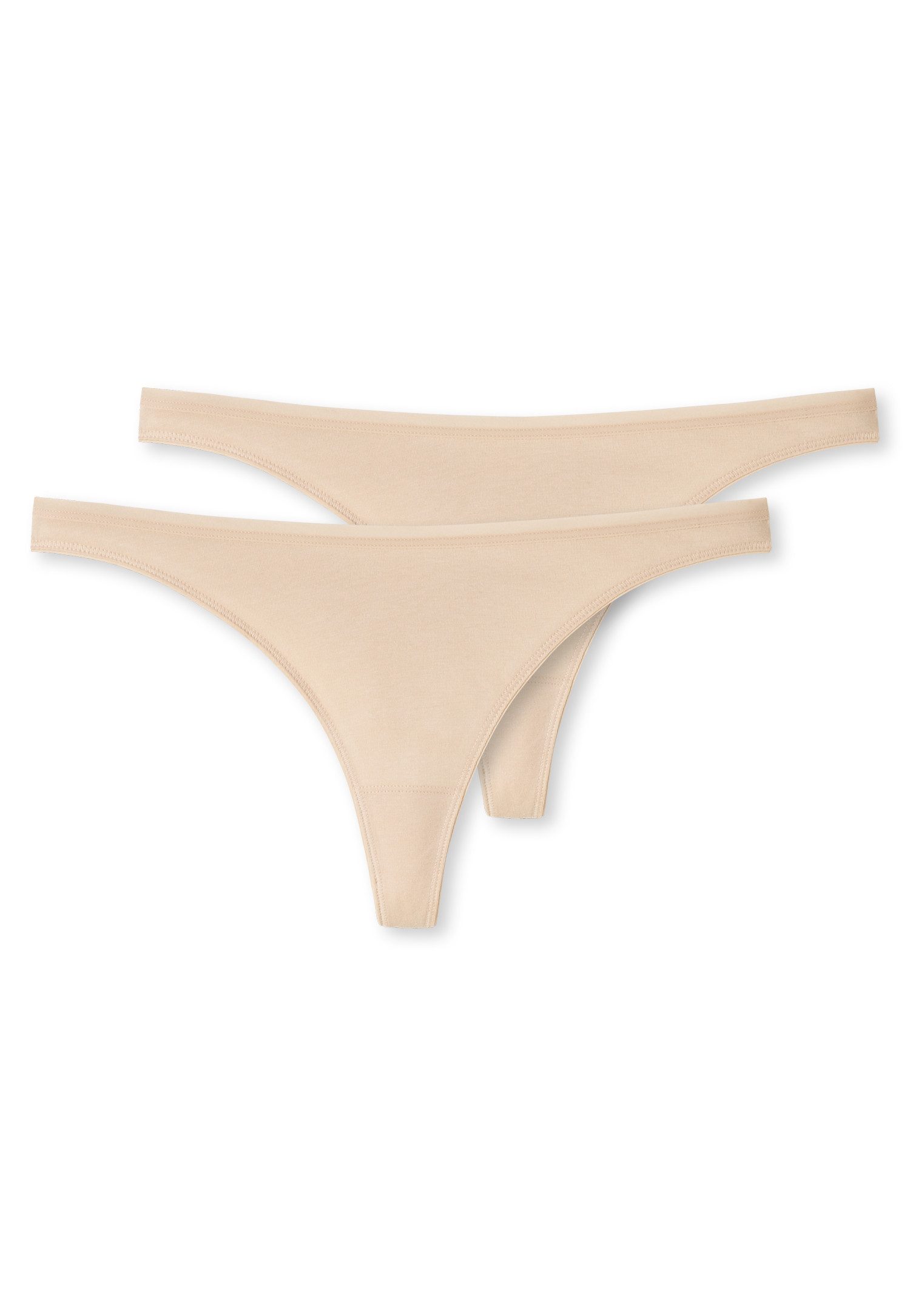 Schiesser T-String 95/5 (2er-Pack) mit besonders flachen Nähten