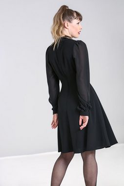 Hell Bunny A-Linien-Kleid Darcia Mid Dress Vintage Gothic Chiffon