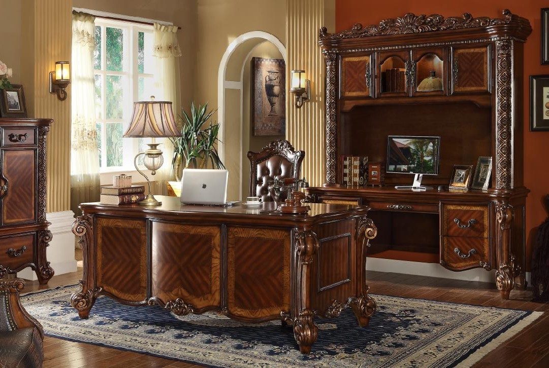 Xlmoebel Büromöbel-Set Büro Schreibtischstuhl und Holztisch 3tlg. Einrichtung, Made in Europa
