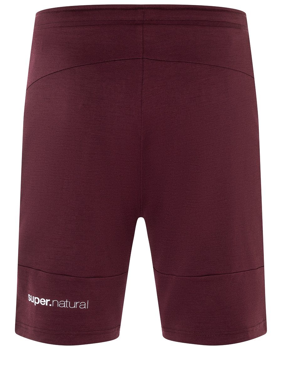 Shorts Merino SHORTS optimaler Wine Merino-Materialmix MOVEMENT SUPER.NATURAL M Shorts Tasting