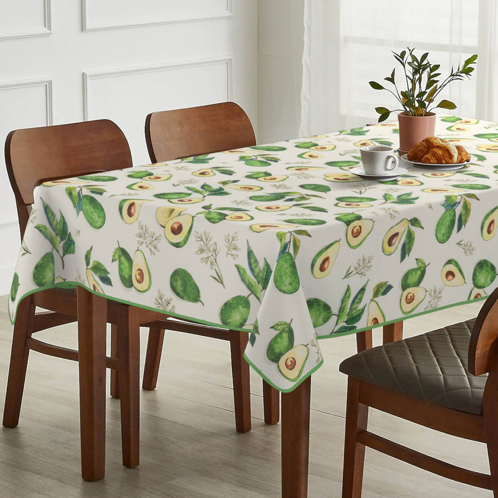 ANRO Tischdecke Stoff Digitalprint Tischtuch EasyClean günstig online kaufen