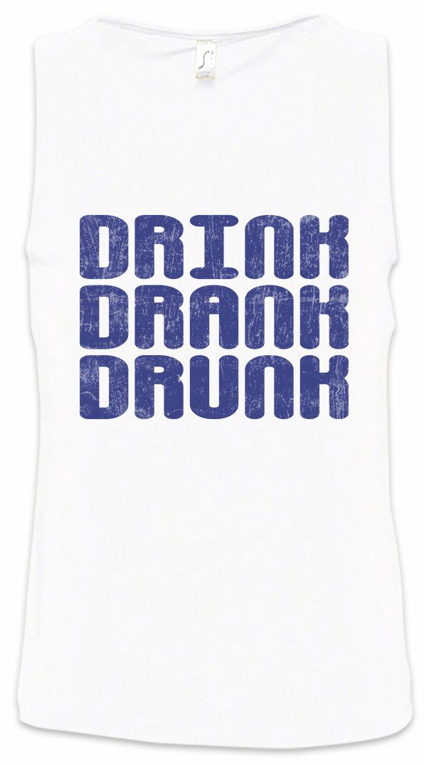 Urban Backwoods Tanktop Drink Drank Drunk Ärmelloses T-Shirt Alcohol Beer Betrunken Get Wasted Fasching Karneval Bier Party
