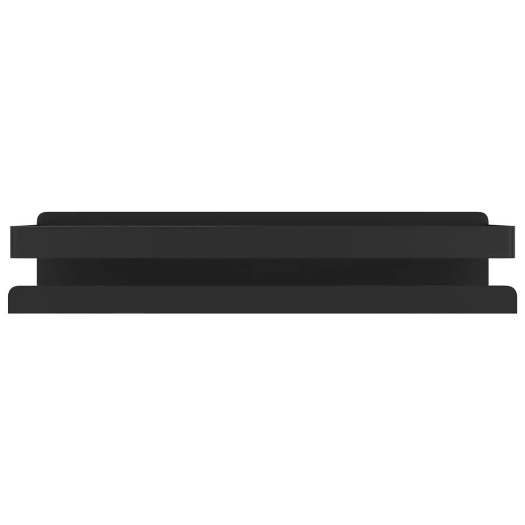 vidaXL Regal Duschablage Mattschwarz 30x10x6 cm Gebürsteter Edelstahl 304, 1-tlg. – Bild 4 von 5