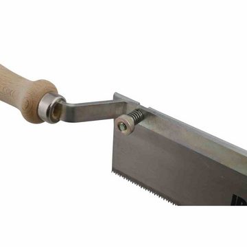 IRONSIDE Bügelsäge Feinsäge 250mm umlegbar mit Holzheft Handsäge Gartensäge Säge Werkzeug