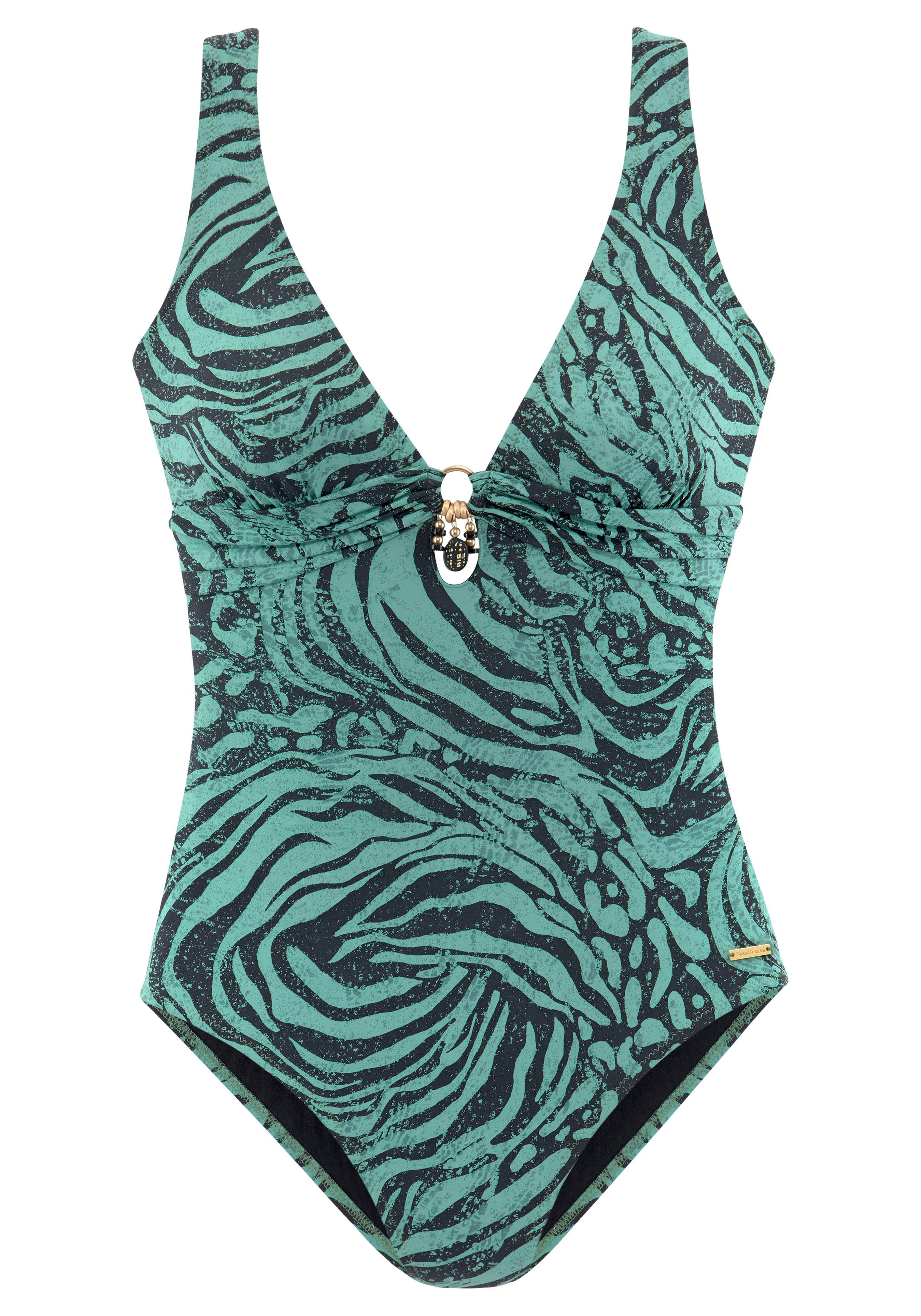 Bruno Banani Badeanzug in trendigem Animalprint günstig online kaufen