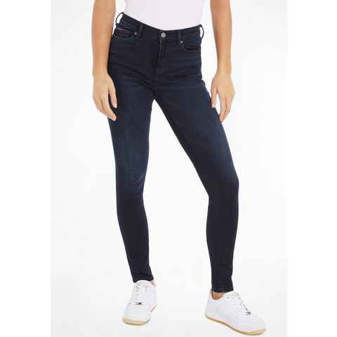 Tommy Jeans Skinny-fit-Jeans mit Logobadge und Logostickerei