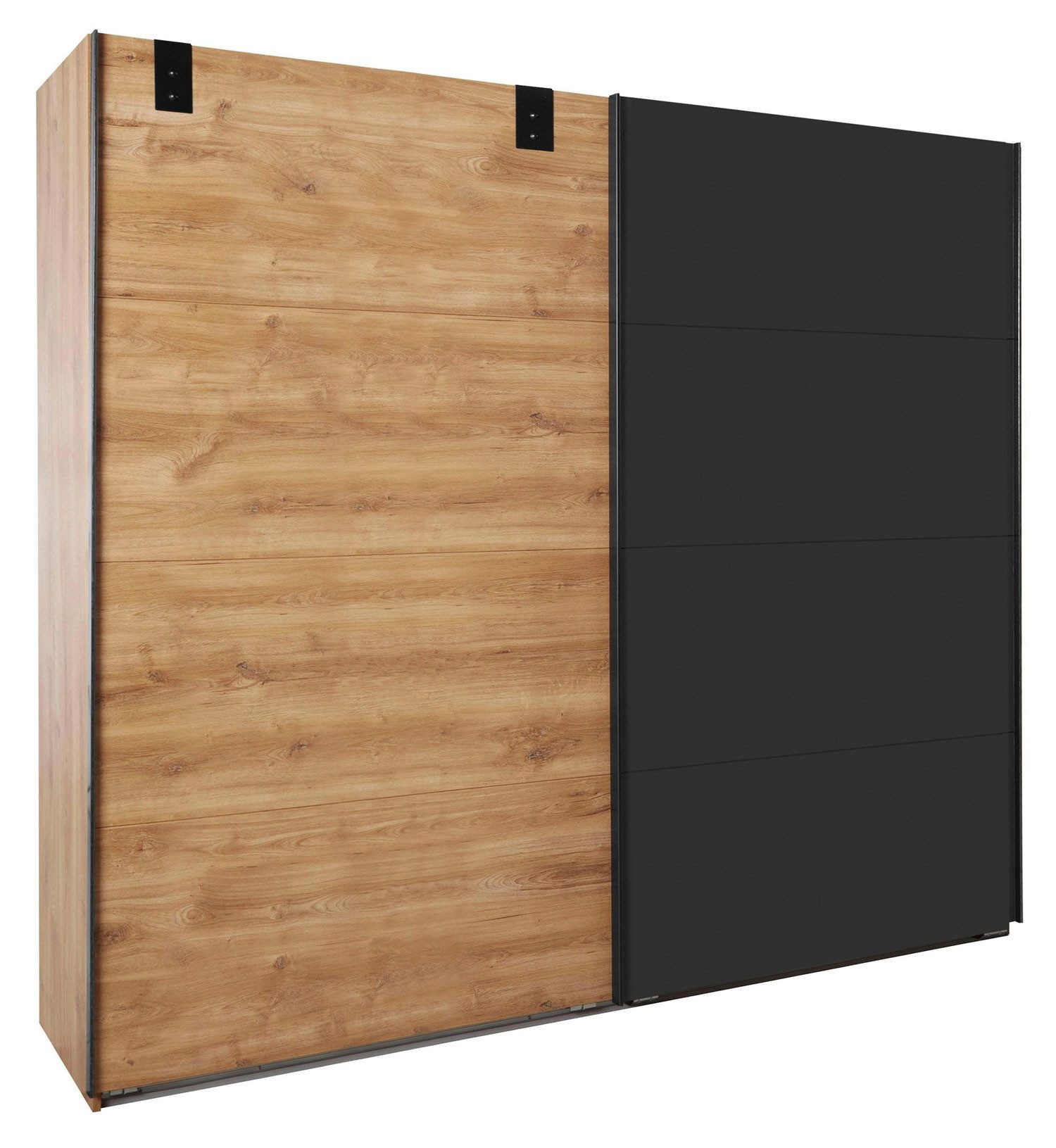 Wimex Schwebetürenschrank Malmö (Malmö, 1-St., Schwebetürenschrank) 225x64x210cm plankeneiche graphit