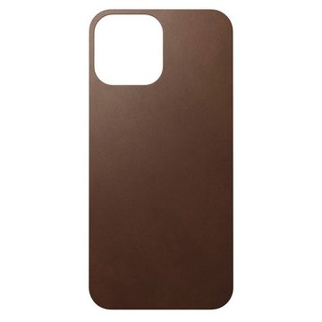 Nomad Handyhülle Nomad Leather Skin Rustic Brown für iPhone 13 Pro Max