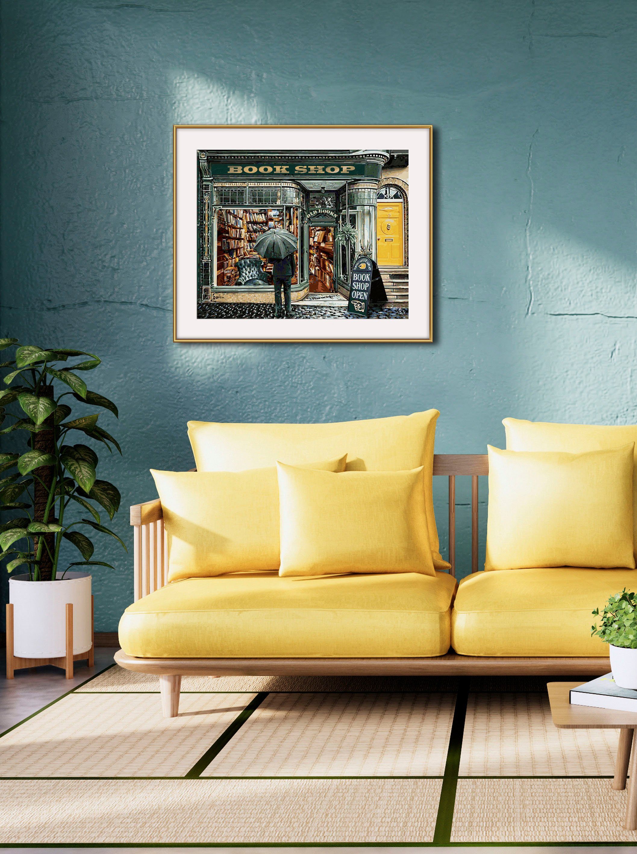 Schipper Malen nach Zahlen Meisterklasse Premium - Englischer Buchladen, Made in Germany