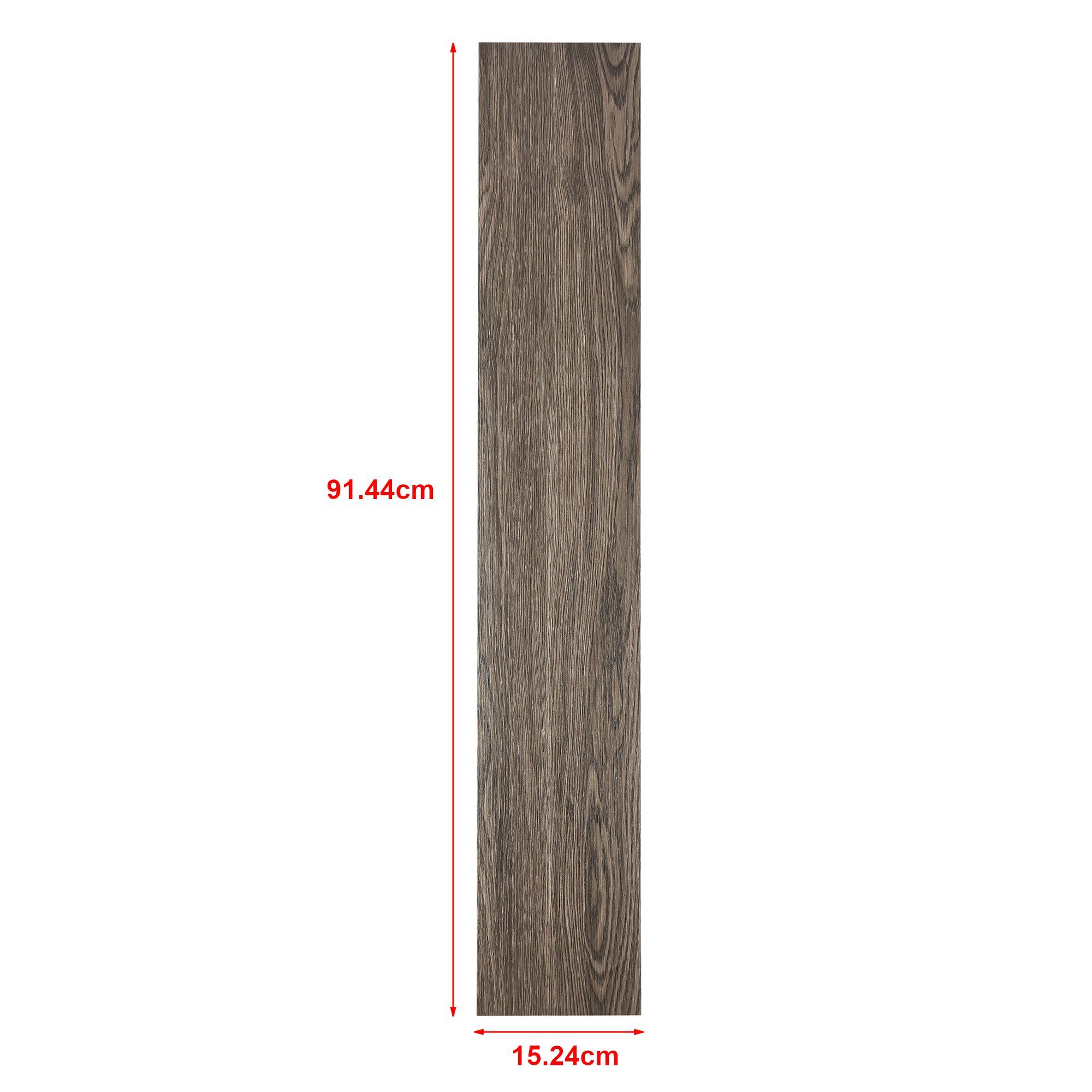 neu.holz Vinylboden, »Vanola« Vinyl Laminat Selbstklebend 0,975 m² Dark Brown