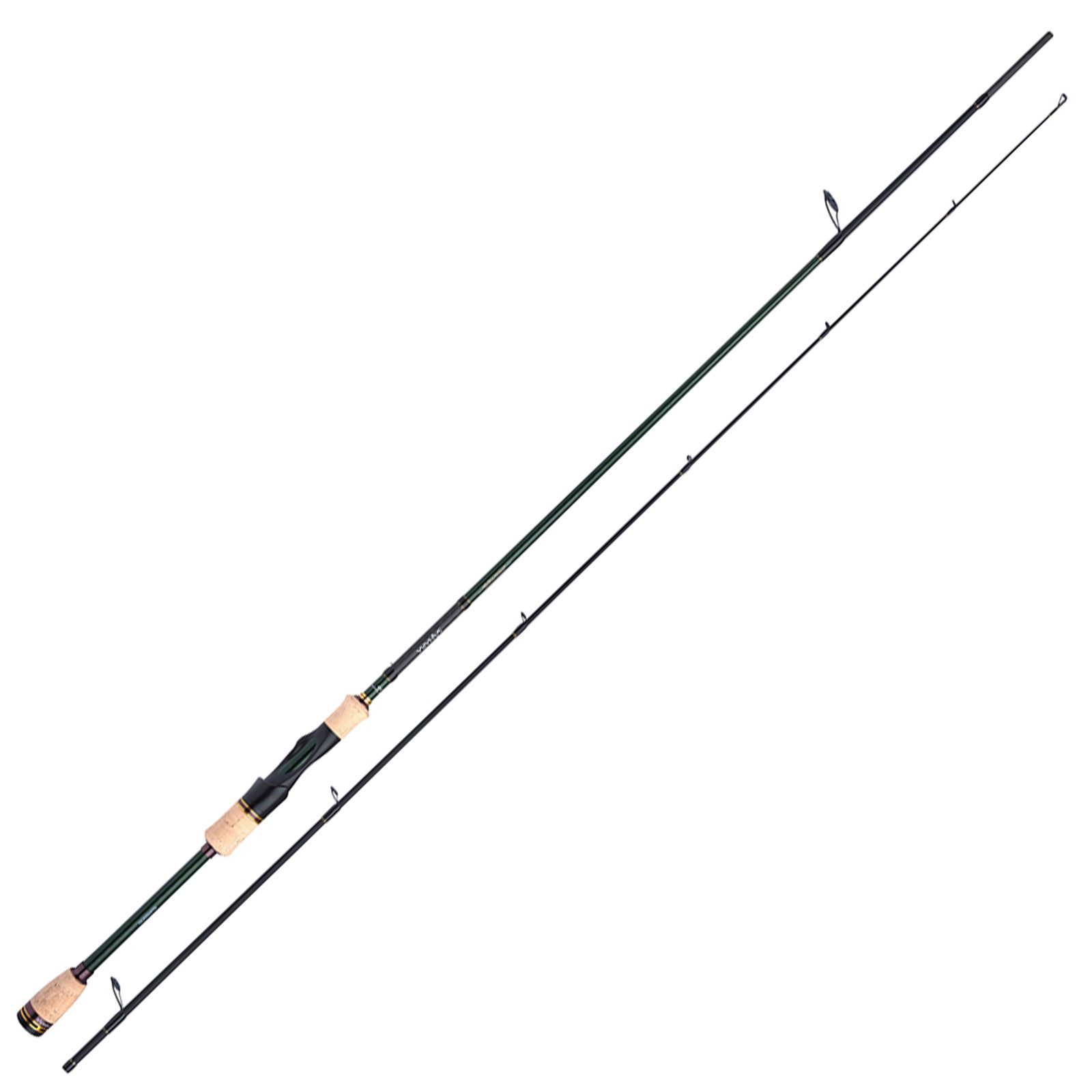 Shimano Spinnrute, (2-tlg), Shimano Sahara Spinning MOD-FAST 2,03m 6'8'' 1-7g 2pc Spinnrute