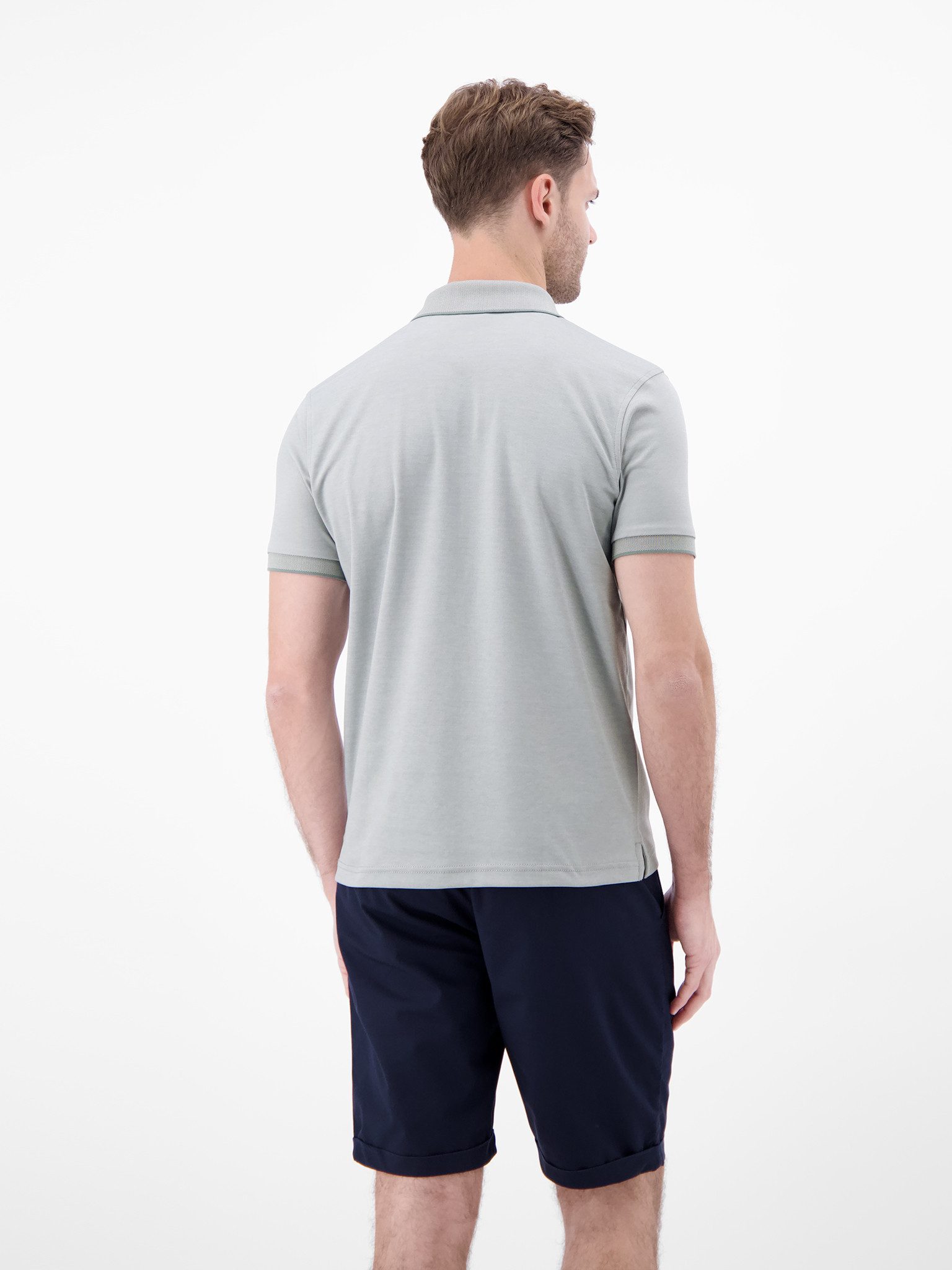 LERROS Poloshirt mit Logo Stickereicla