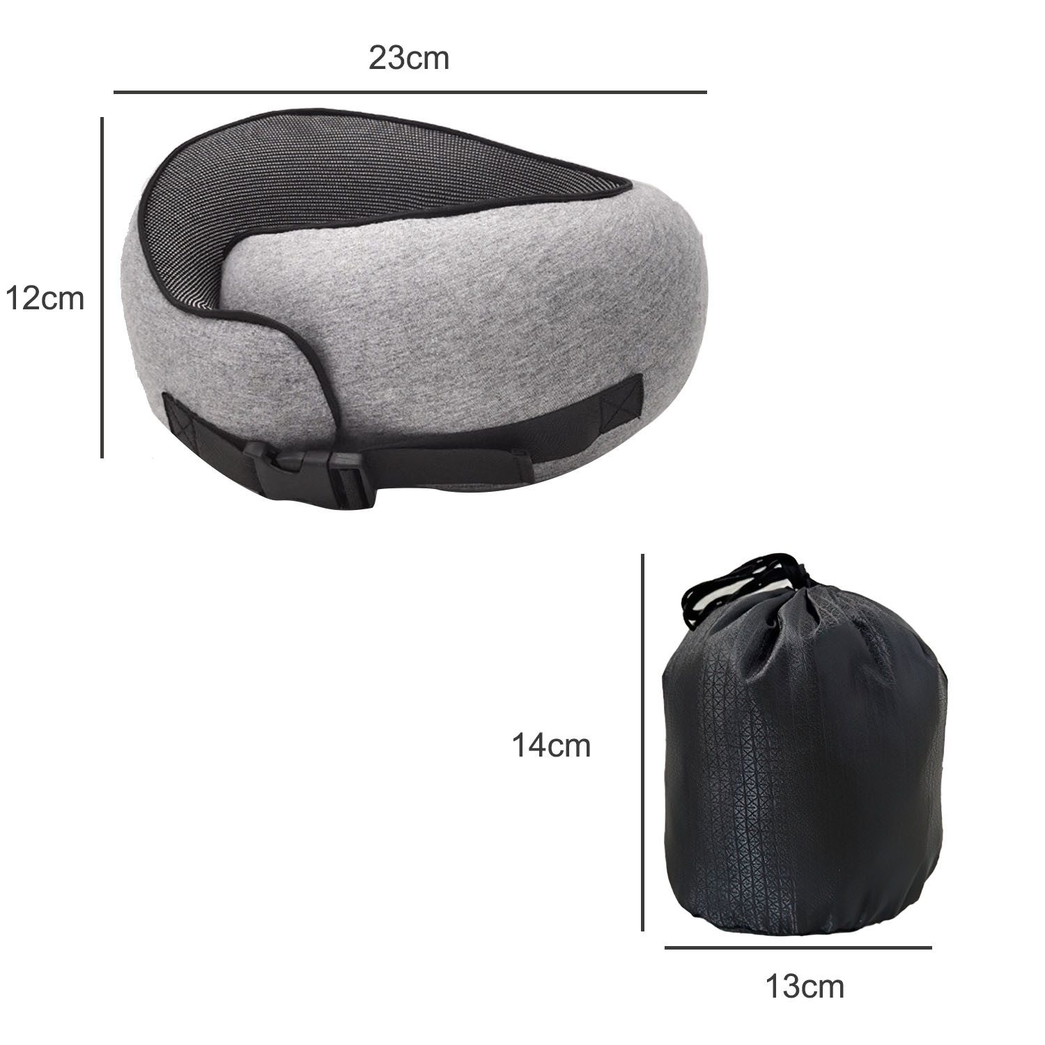 Refined Living Nackenkissen 3 in 1 Nackenkissen Flugzeug Reisekissen 100% M günstig online kaufen