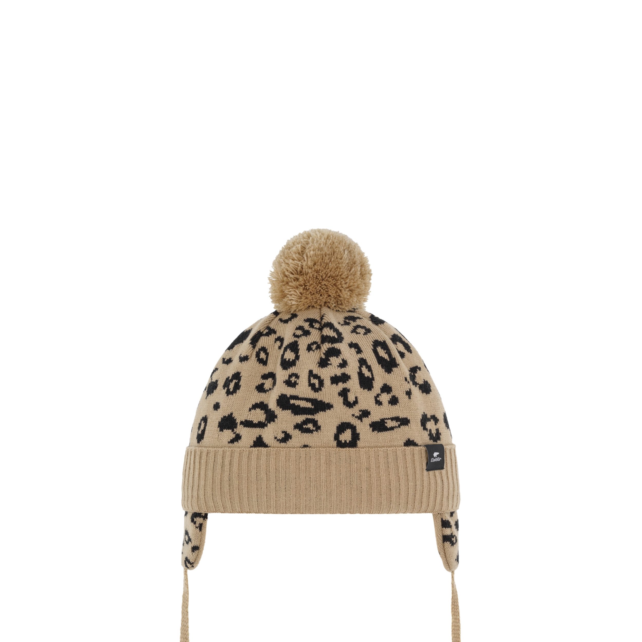 Eisbär Stirnband LILIE EAR POMPON KIDS SANDSTONE-SCHWARZ/SANDSTONE