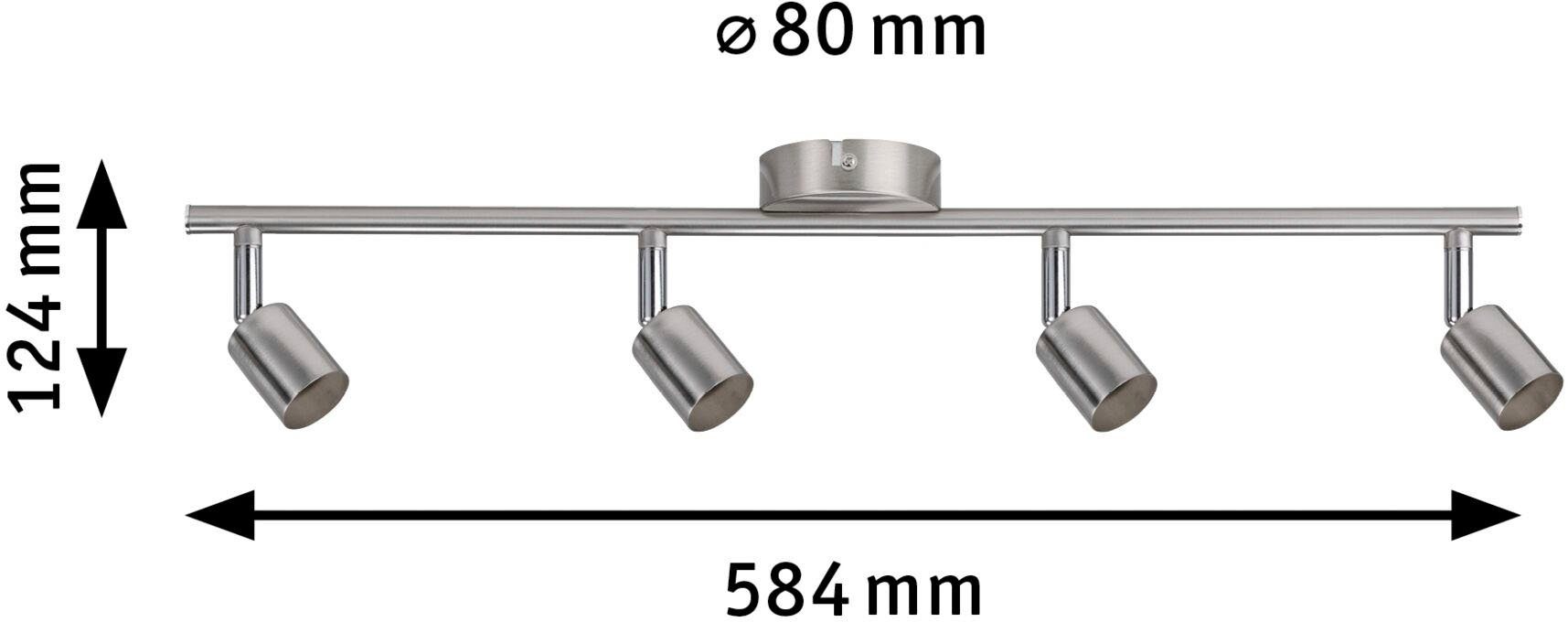 ohne Carolina, LED Deckenleuchte GU10 Paulmann Leuchtmittel,