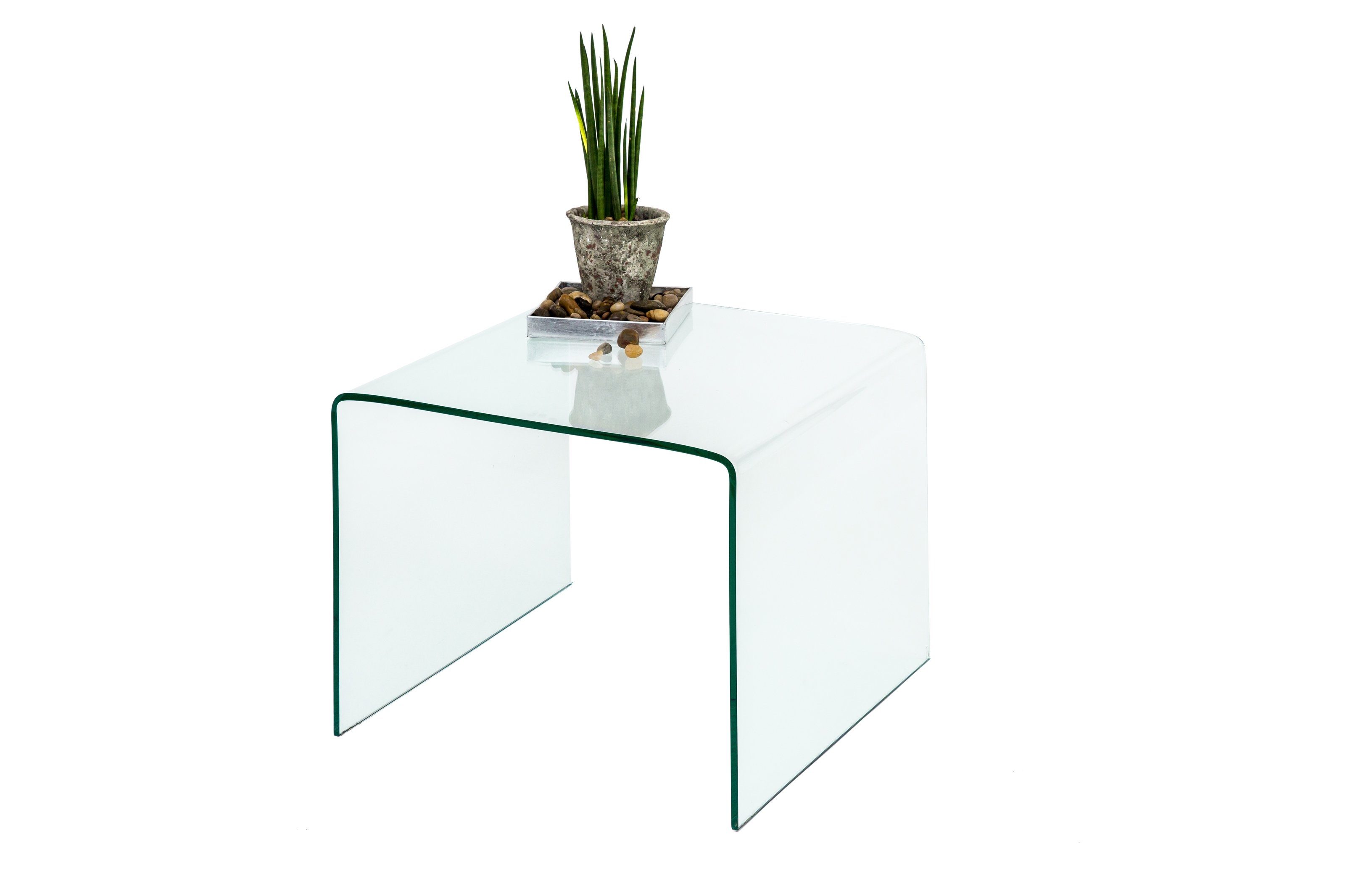 Concept GmbH Couchtisch in Klarglas, Glas günstig online kaufen