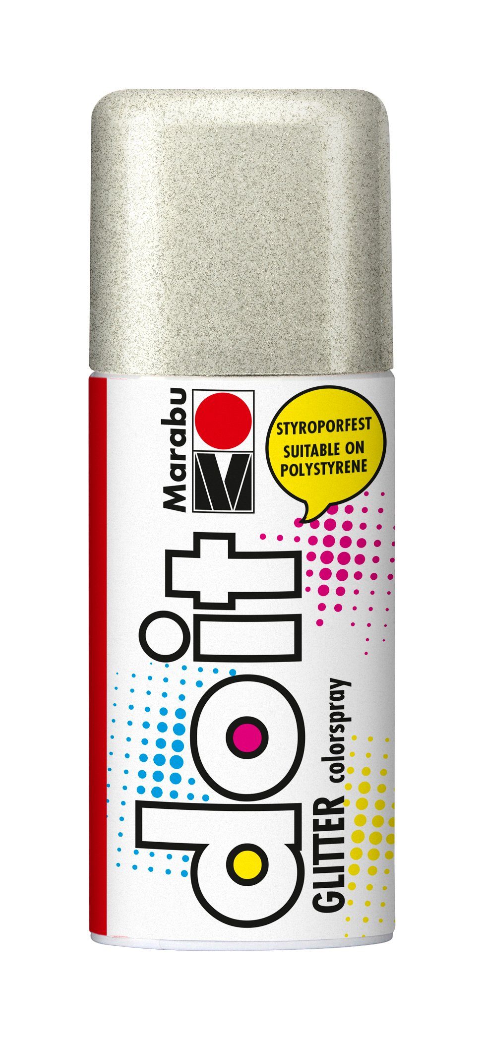 ml it Glitter-Silber GLITTER, do Sprühfarbe Marabu 150