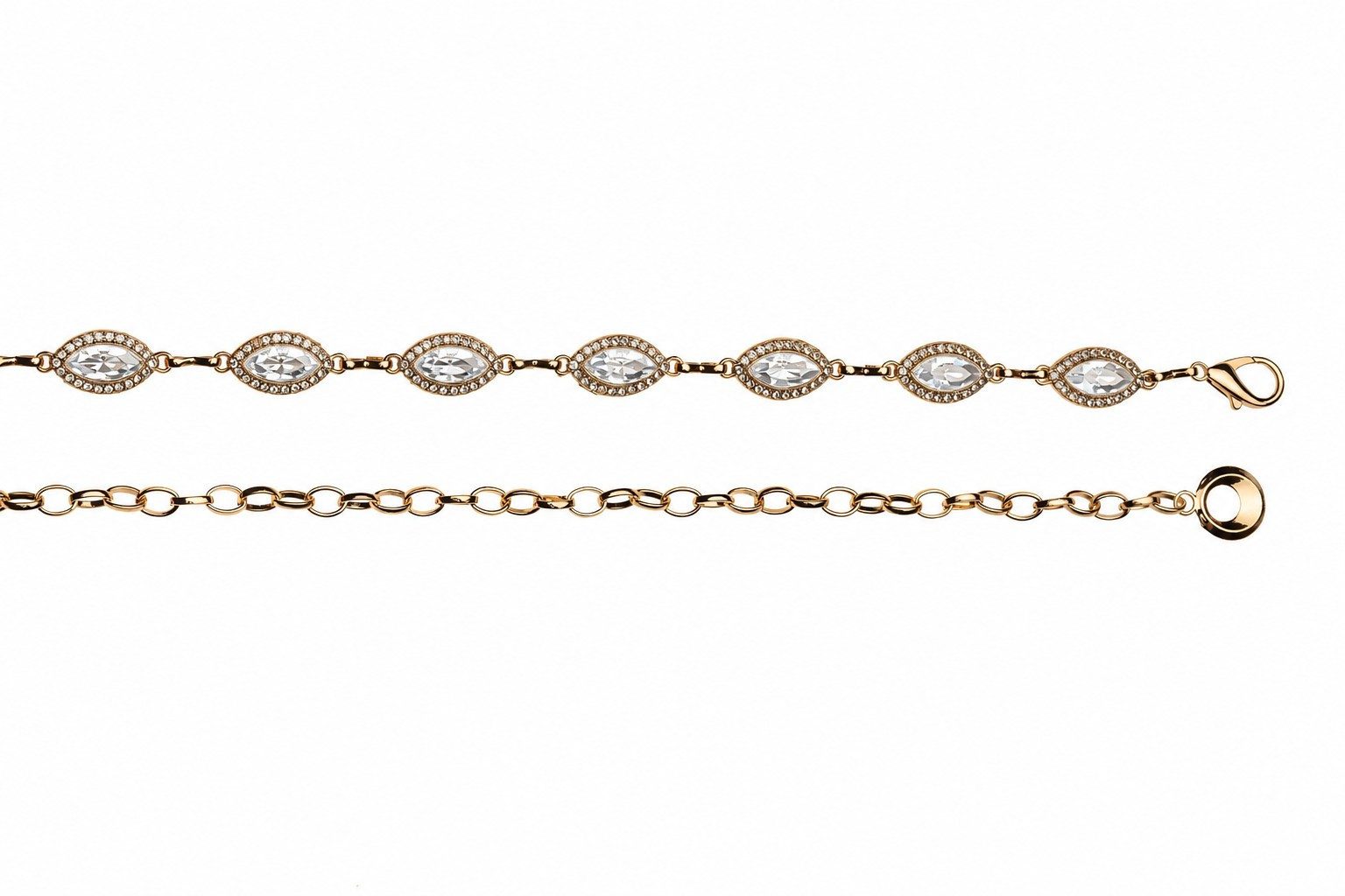 Cassandra Accessoires Kettengürtel Damen Taillenkette Gold - mit funkelnden Straßsteinen