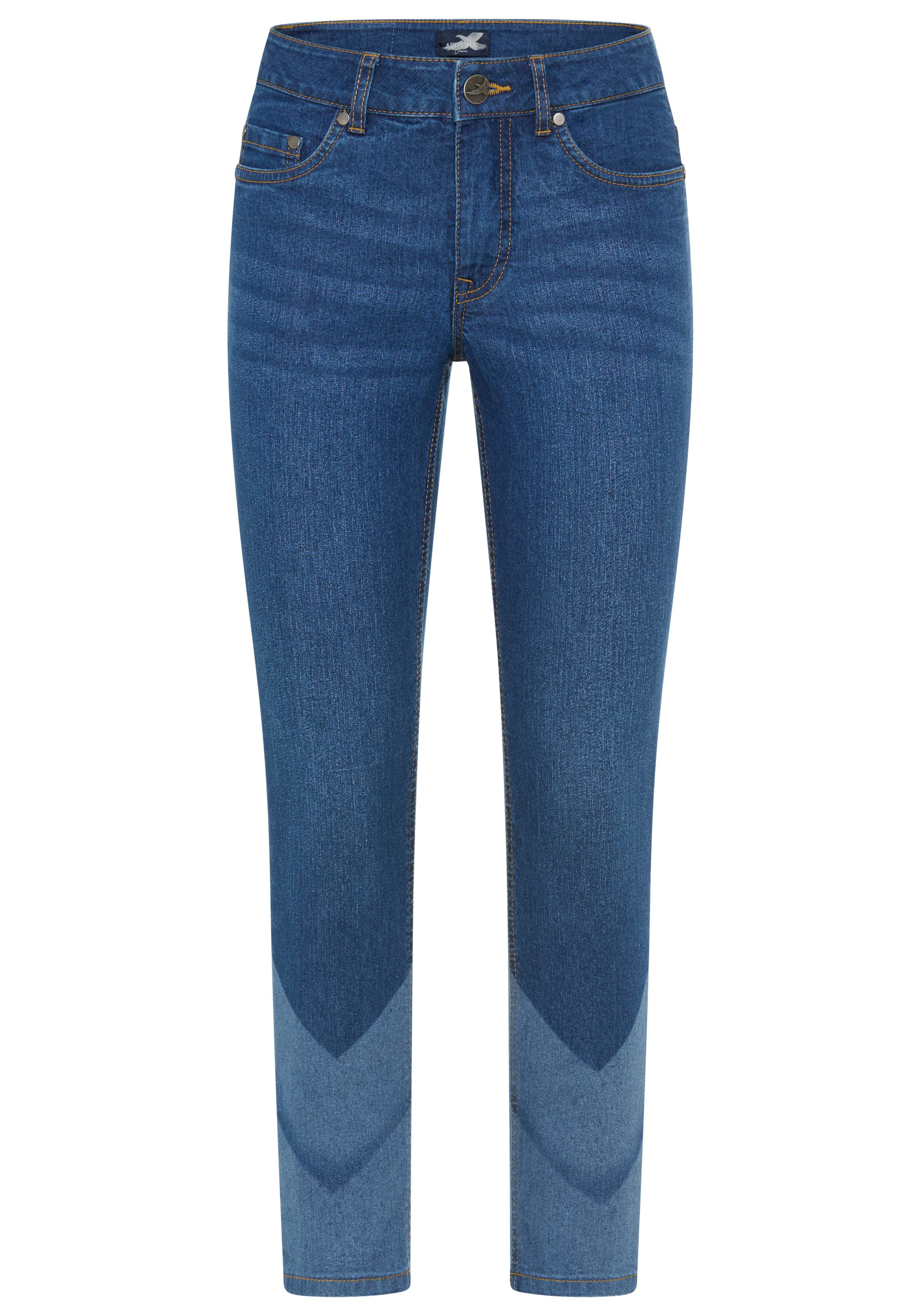Arizona 7/8-Jeans schmale Beinform, 7/8-Länge, Slim Fit, aus elastischem Denim