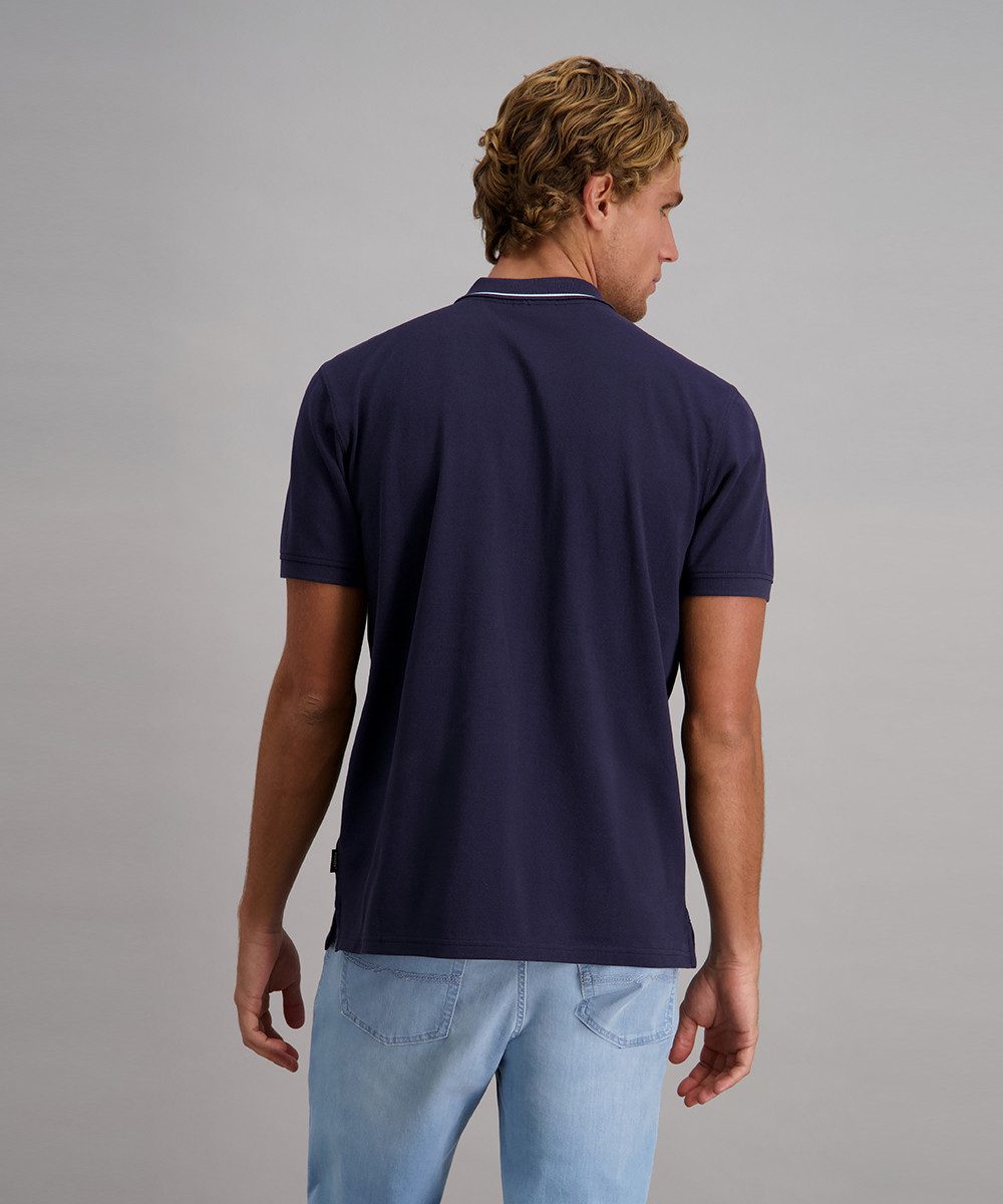 Pioneer Authentic Jeans Poloshirt mit Logo Schriftzug – Bild 3 von 5