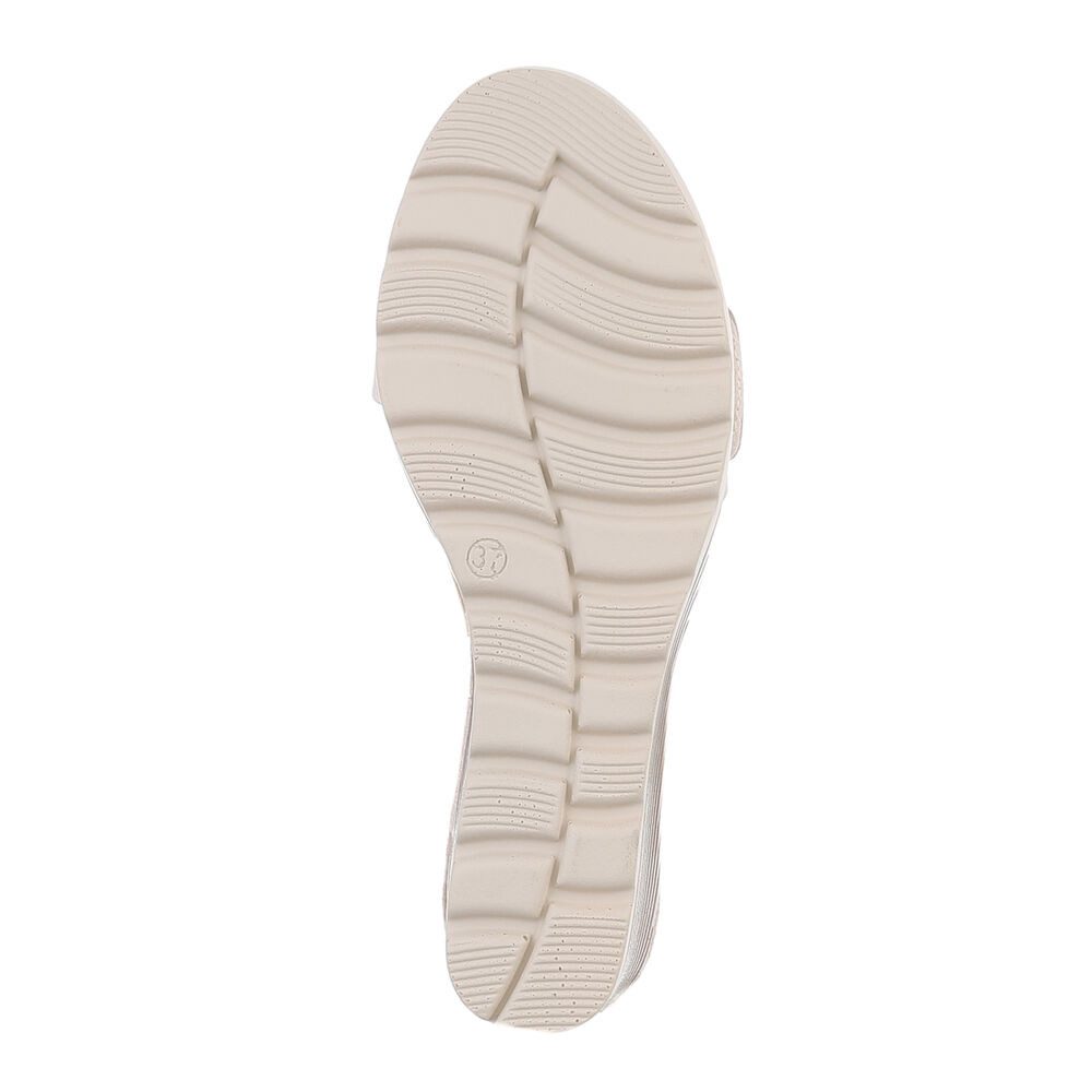 Ital-Design Damen Freizeit Keilsandalette (86706857) Keilabsatz/Wedge Keilsandaletten in Dunkelblau – Bild 3 von 4
