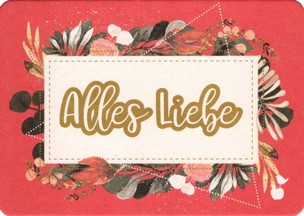 Postkarte "Alles Liebe"