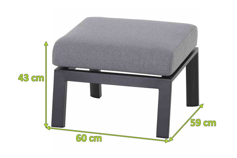 Siena Garden Gartenlounge-Hocker Valencia günstig online kaufen