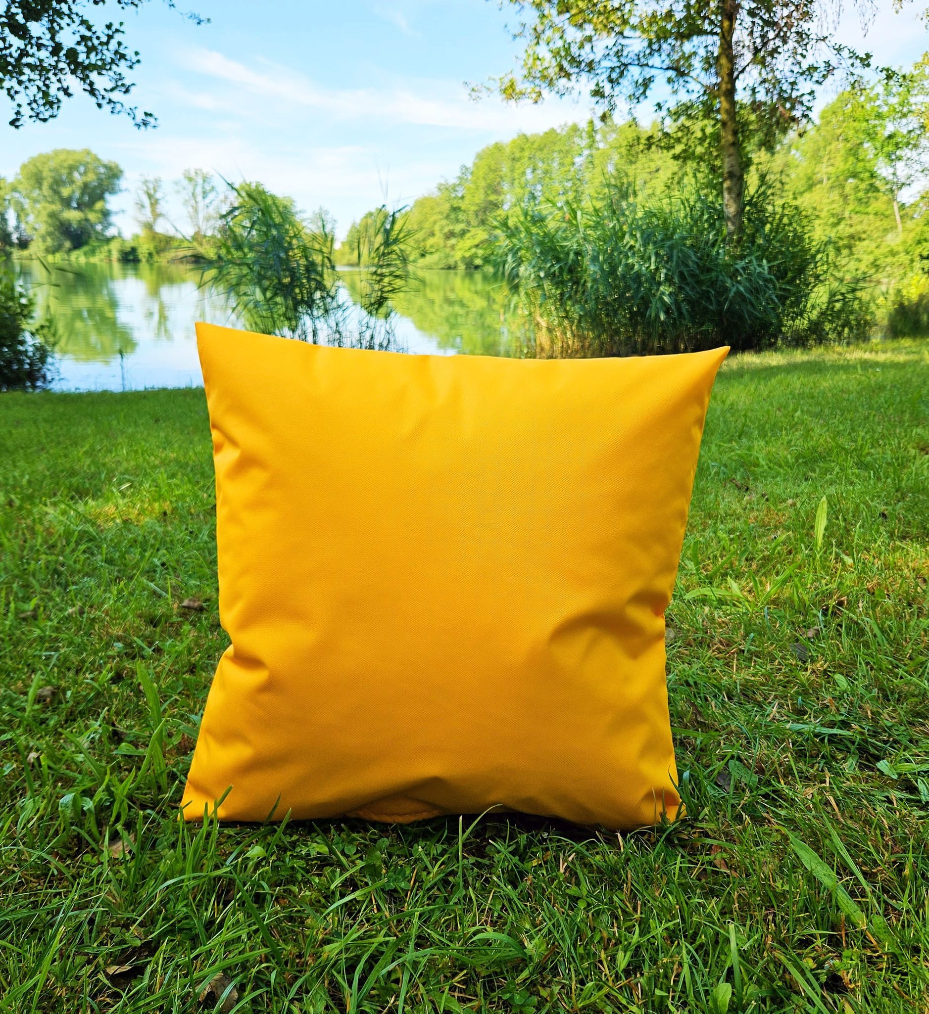 JACK Kissenbezüge 2er Set 50x50cm Outdoor Wasserfest, (2 Stück), 2x Kissenhülle, strapazierfähig, wasserabweisend, Innen & Außen