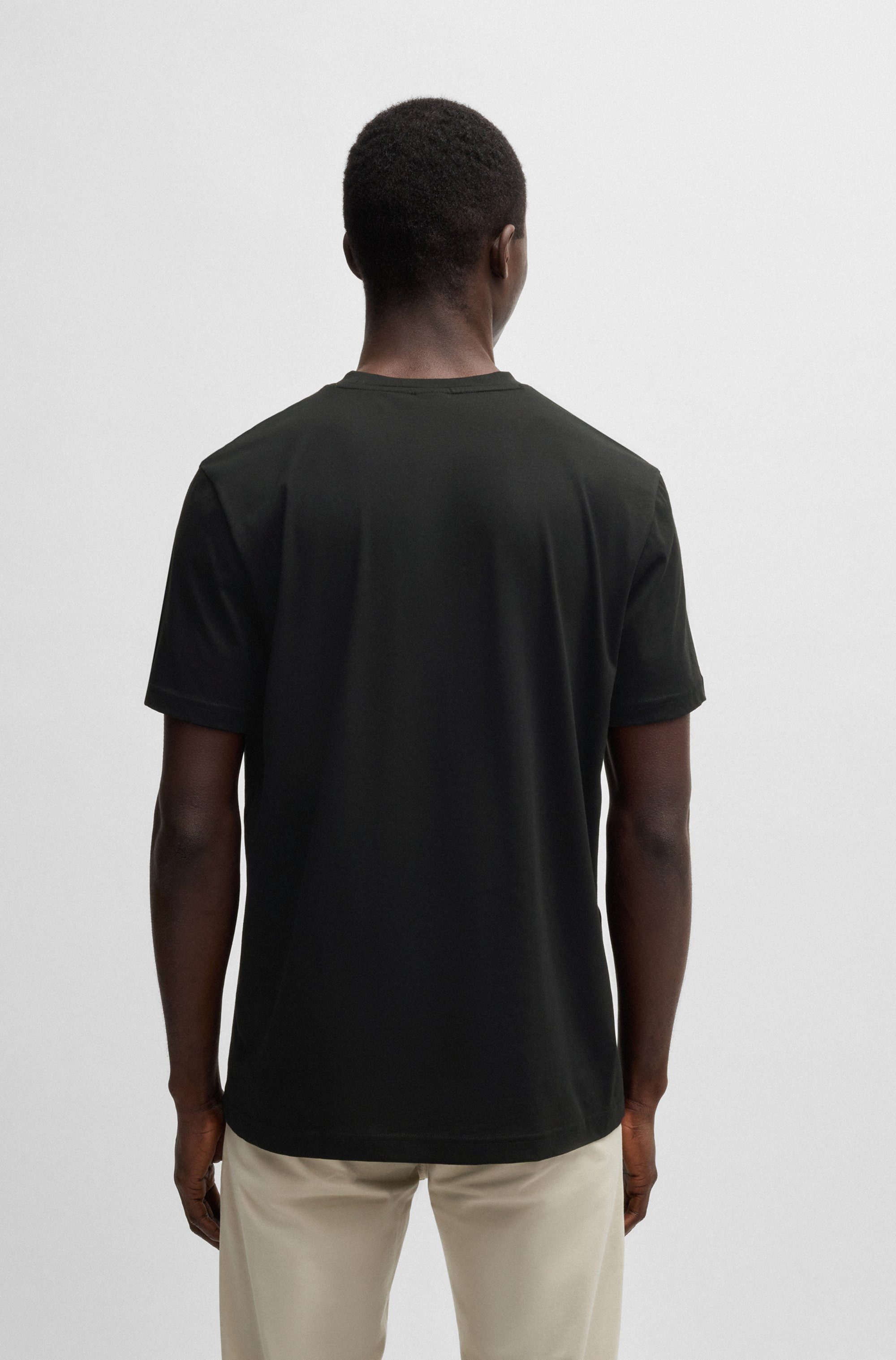 BOSS ORANGE T-Shirt Thinking (1-tlg) Rundhalsausschnitt, Regular Fit, großer Logodruck