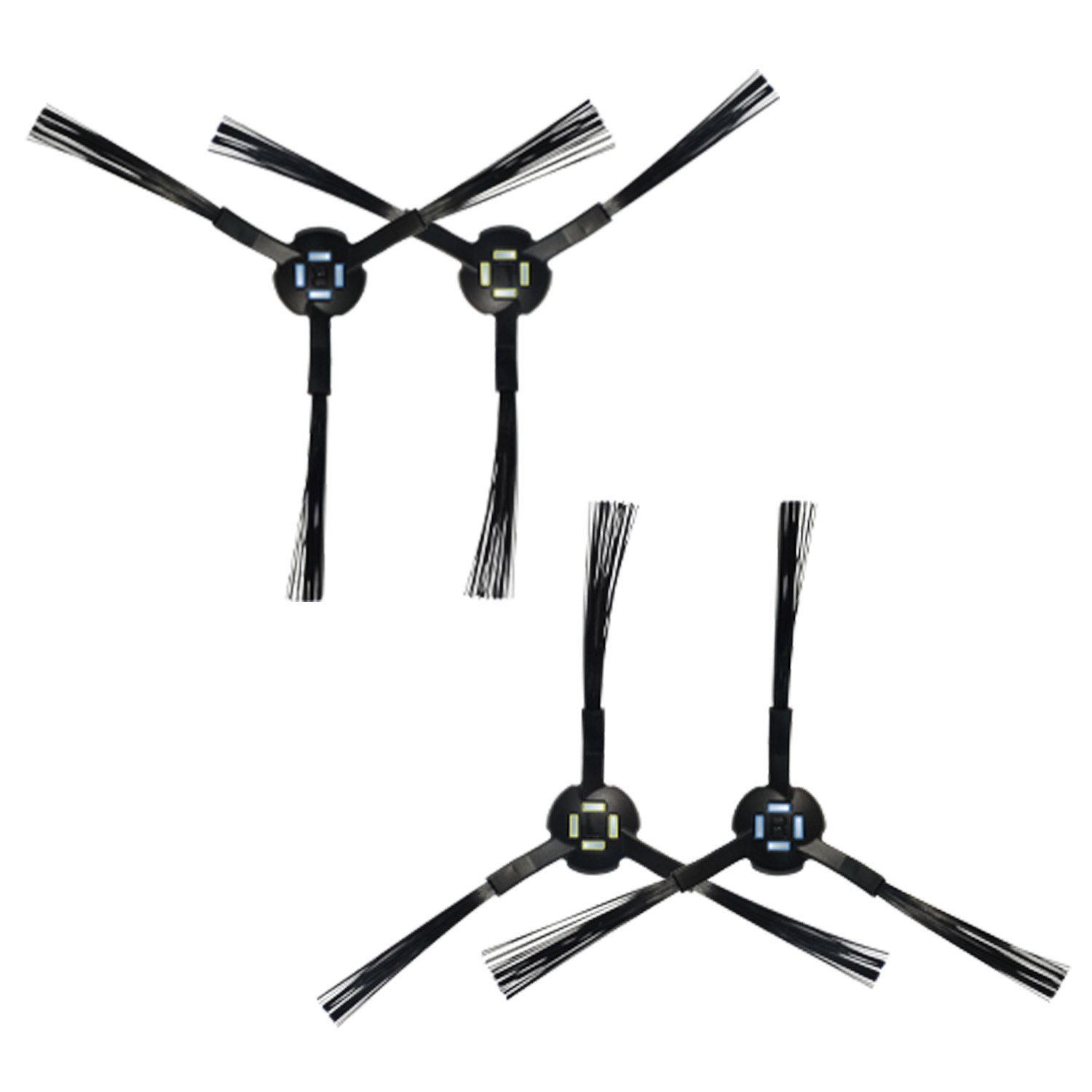 Saugroboter Zubehör-Set 4er Set Seitenbürsten