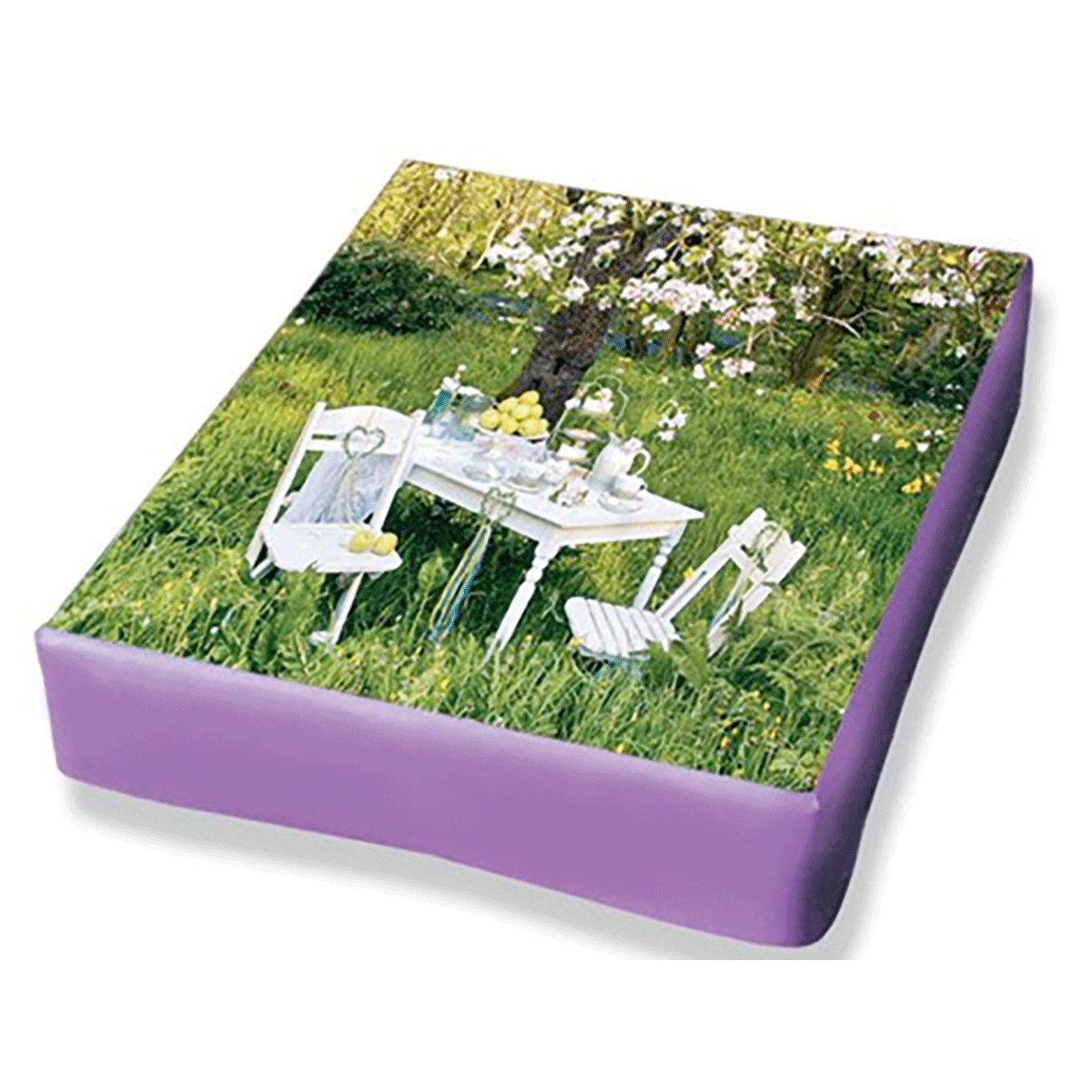 Briefpapier Brief-Set: Sitzgruppe im Garten