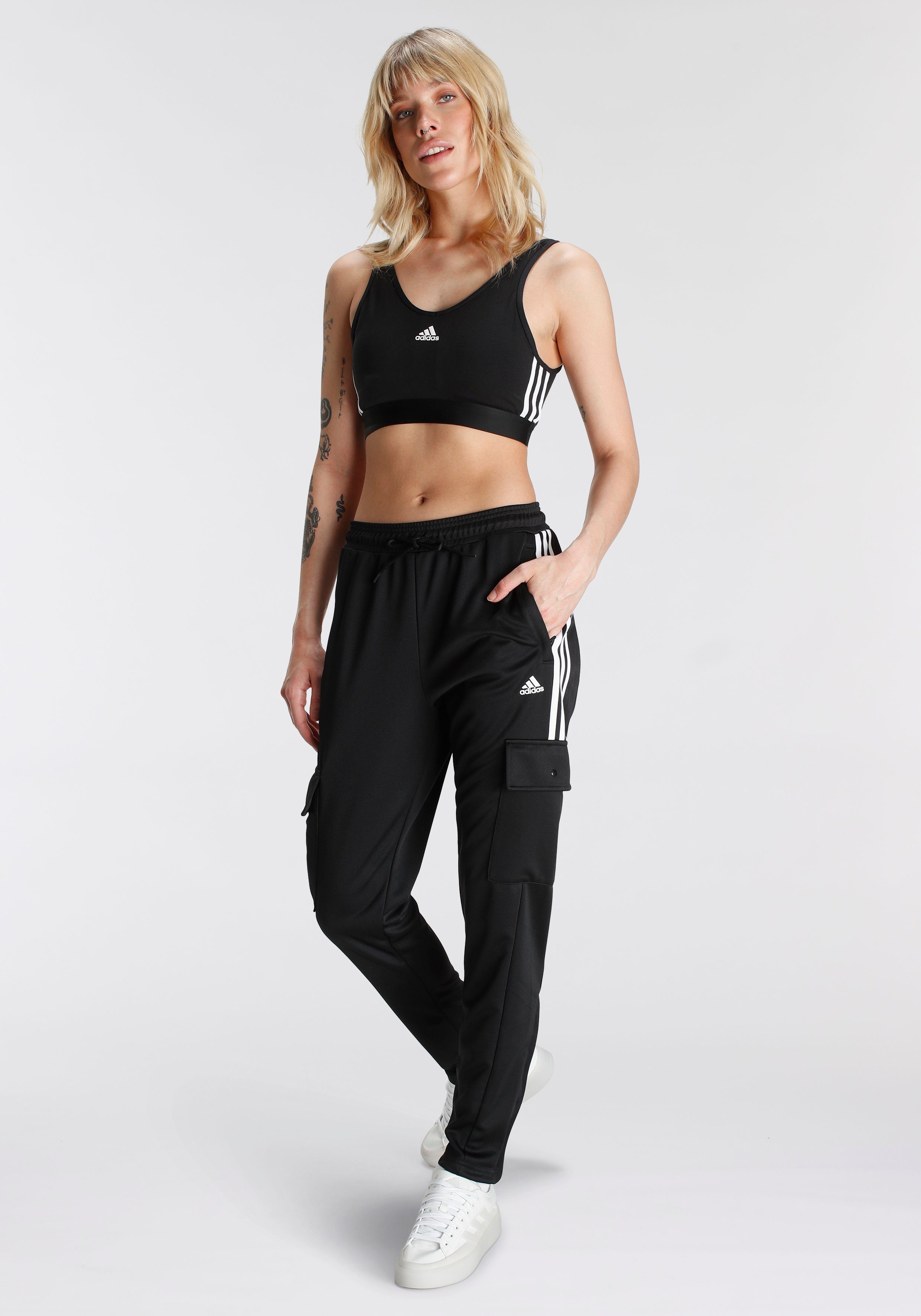 Black adidas White CARGOHOSE Sportswear TIRO (1-tlg) / Sporthose