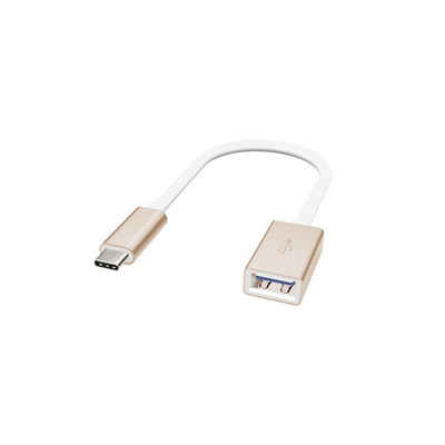 Artwizz »Artwizz High-Speed USB-C Stecker auf USB-A Female Buchse (USB 3.0) Adapter für Typ C Geräte wie Smartphones, Tablets, Notebooks uvm, Gold« Smartphone-Kabel, USB-A 3.0, USB Typ-C 3.1
