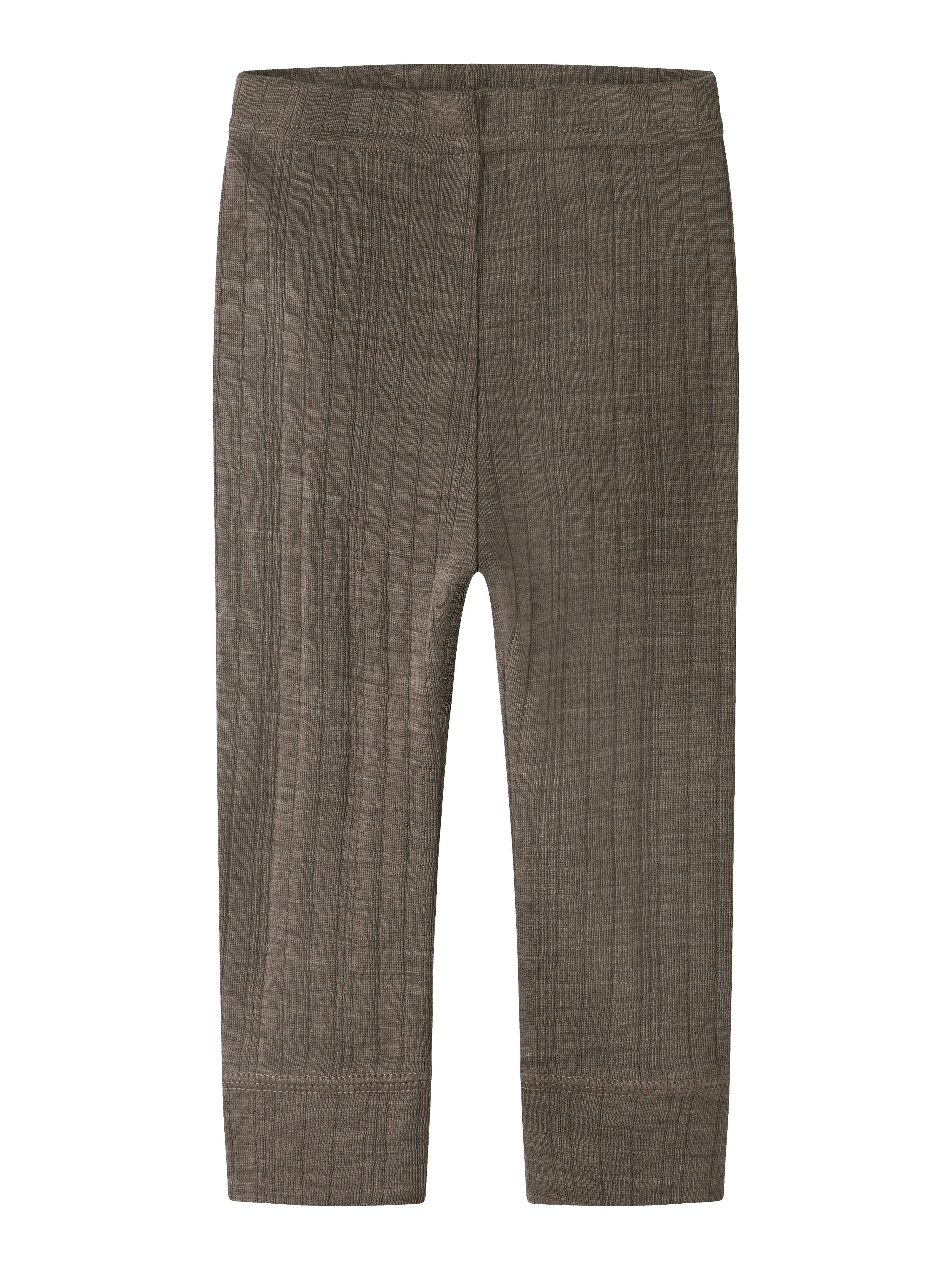 Name It Leggings NBMWANG WOOL NEEDLE LONGJOHN SOLID NOOS aus reiner Merinowolle