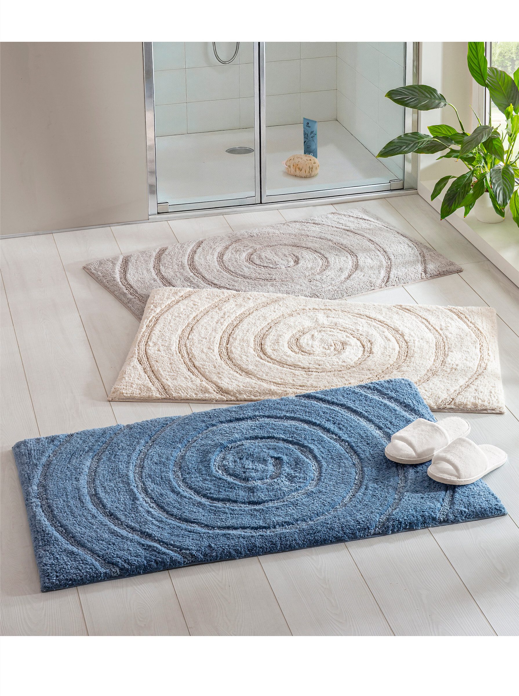 heine Badematte Badteppich, Höhe 12 mm, Baumwolle, Rechteckig