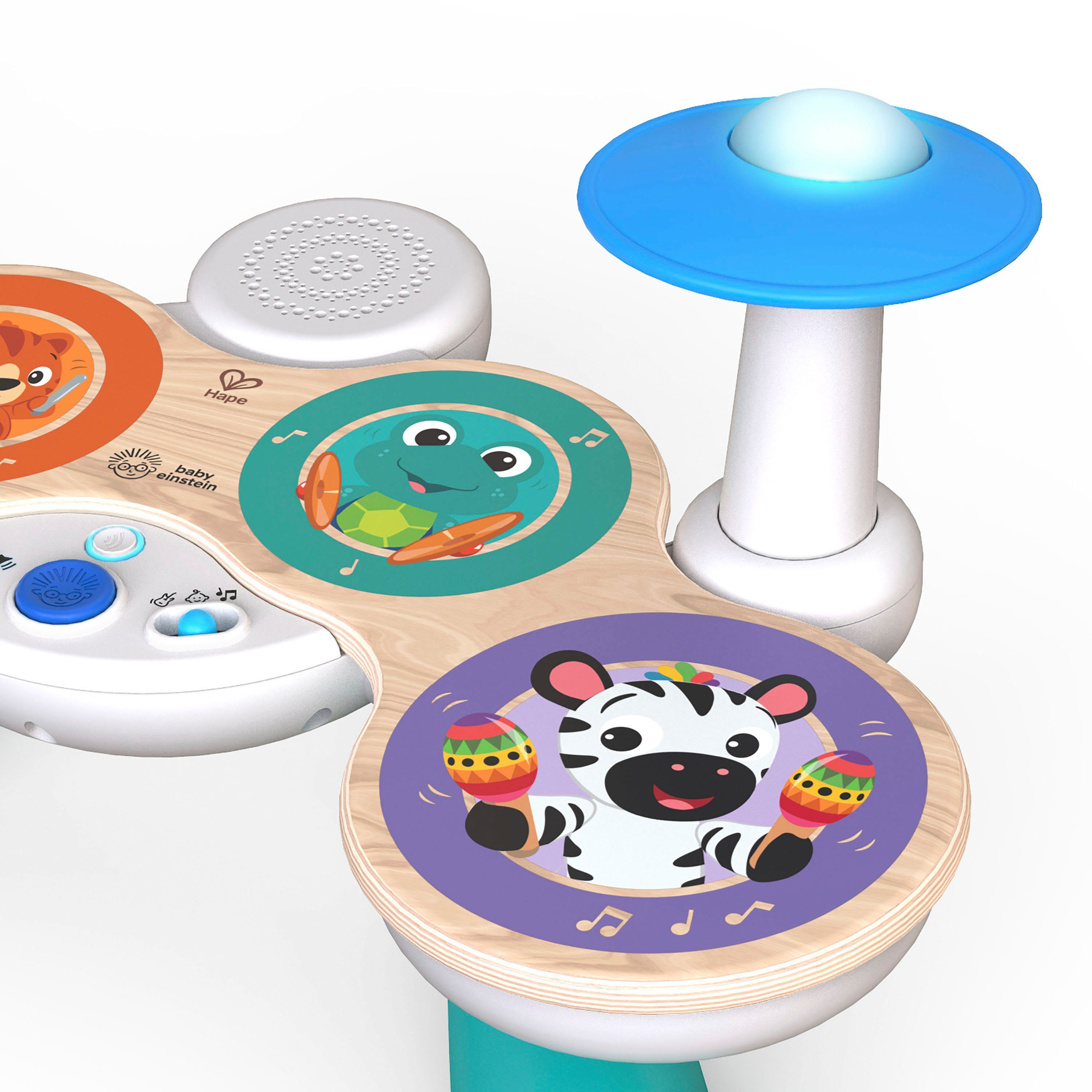 Hape Spielzeug-Musikinstrument Baby Einstein, Together in Tune Drums™, Connected Magic Touch™