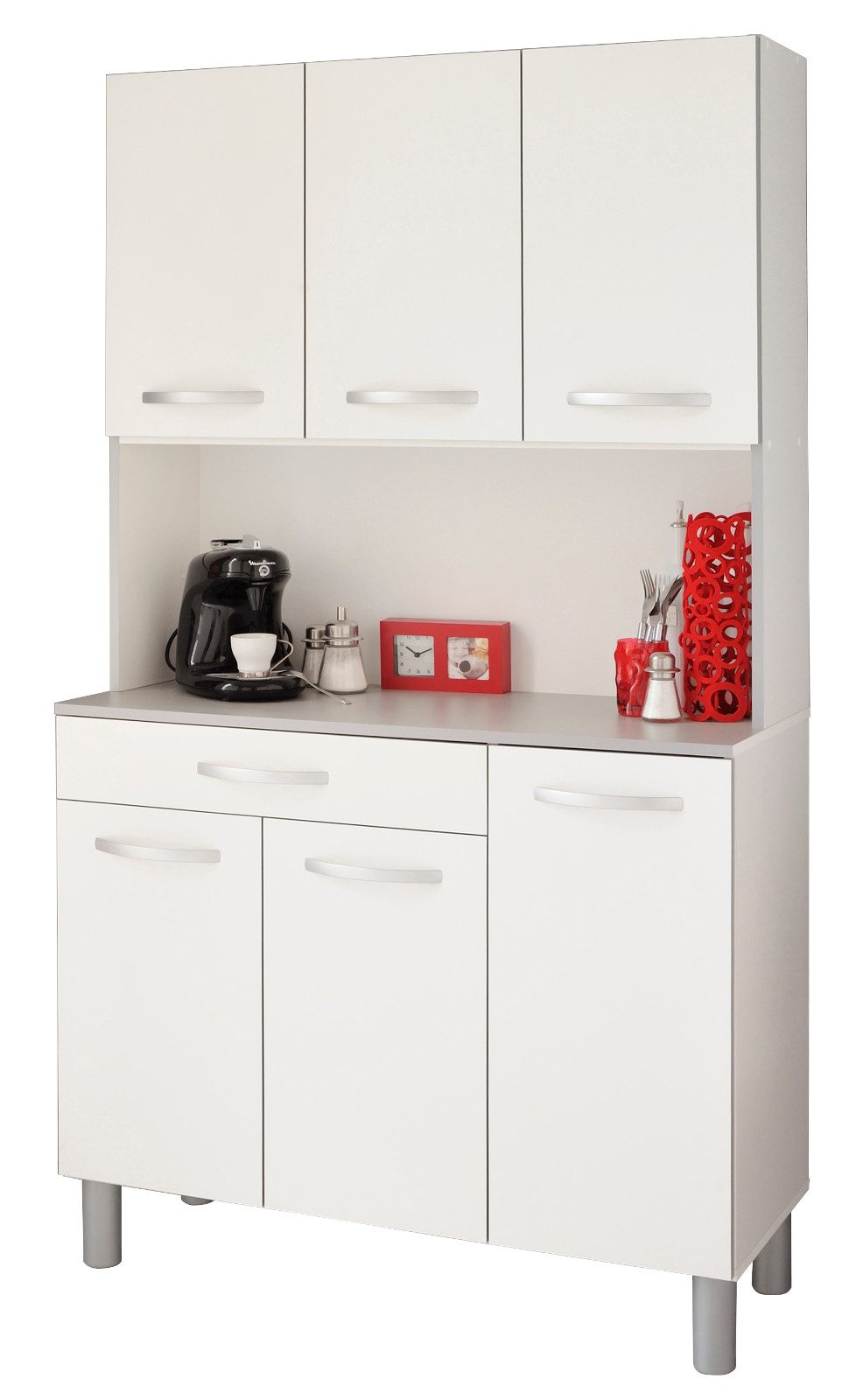Parisot Küchenbuffet Skoon (Buffetschrank in weiß günstig online kaufen