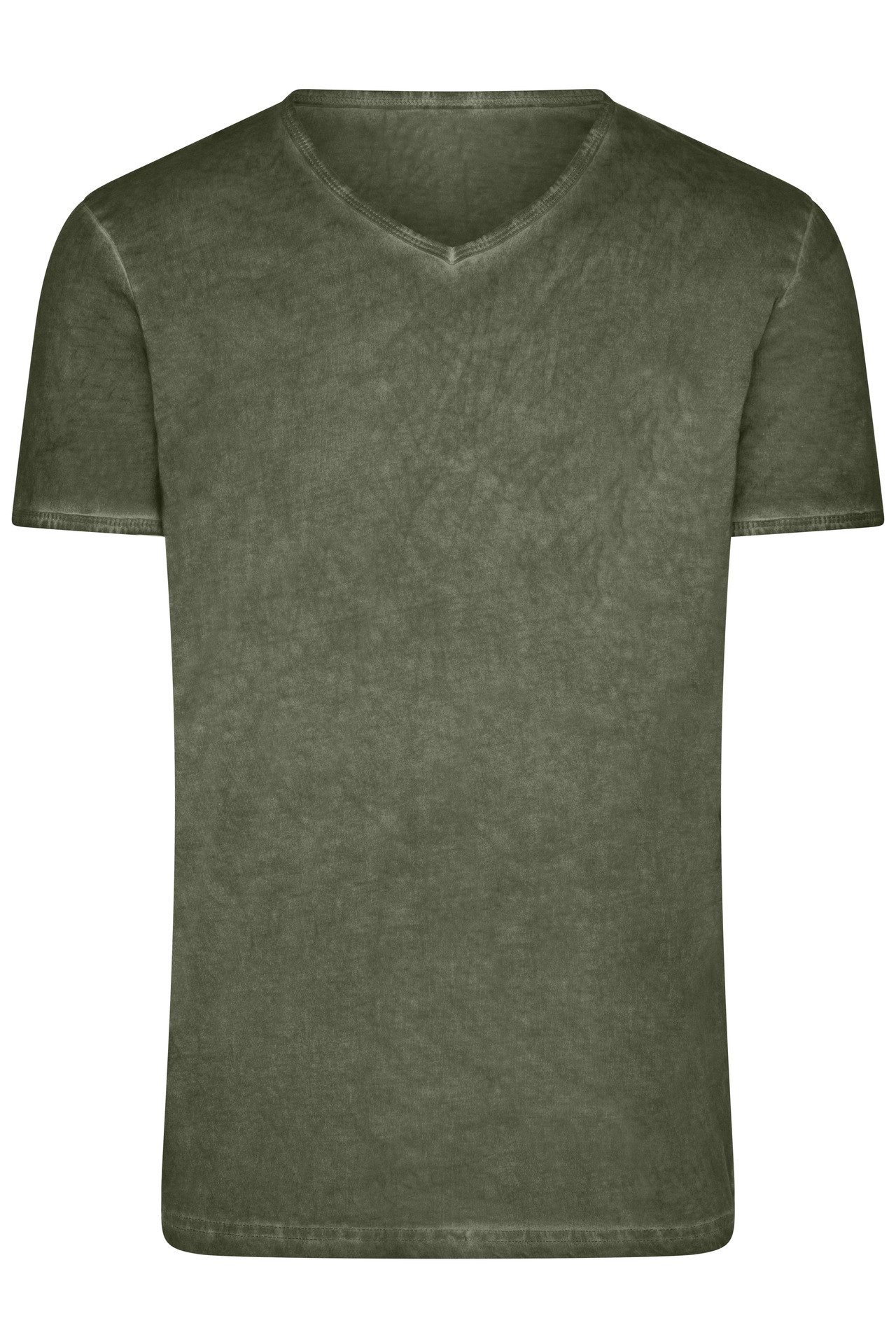 James & Nicholson T-Shirt Doppelpack Figurbetontes Herren T-Shirt mit Spray Print JN976 (Doppelpack, 2er-Pack) Trendiges T-Shirt mit V-Ausschnitt – Bild 2 von 5