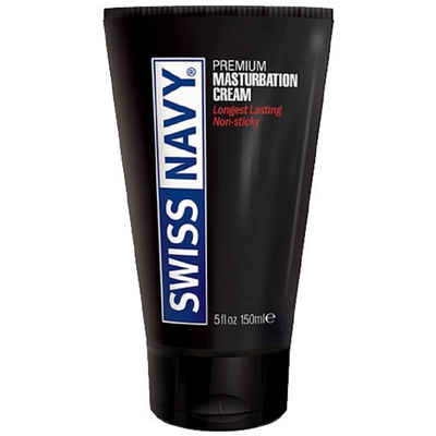 SWISS NAVY Gleitgel Masturbation Cream (für Männer), wärmeleitende Penis Massage Creme, Tube mit 150ml, 1-tlg., Gleitcreme für optimale Masturbation