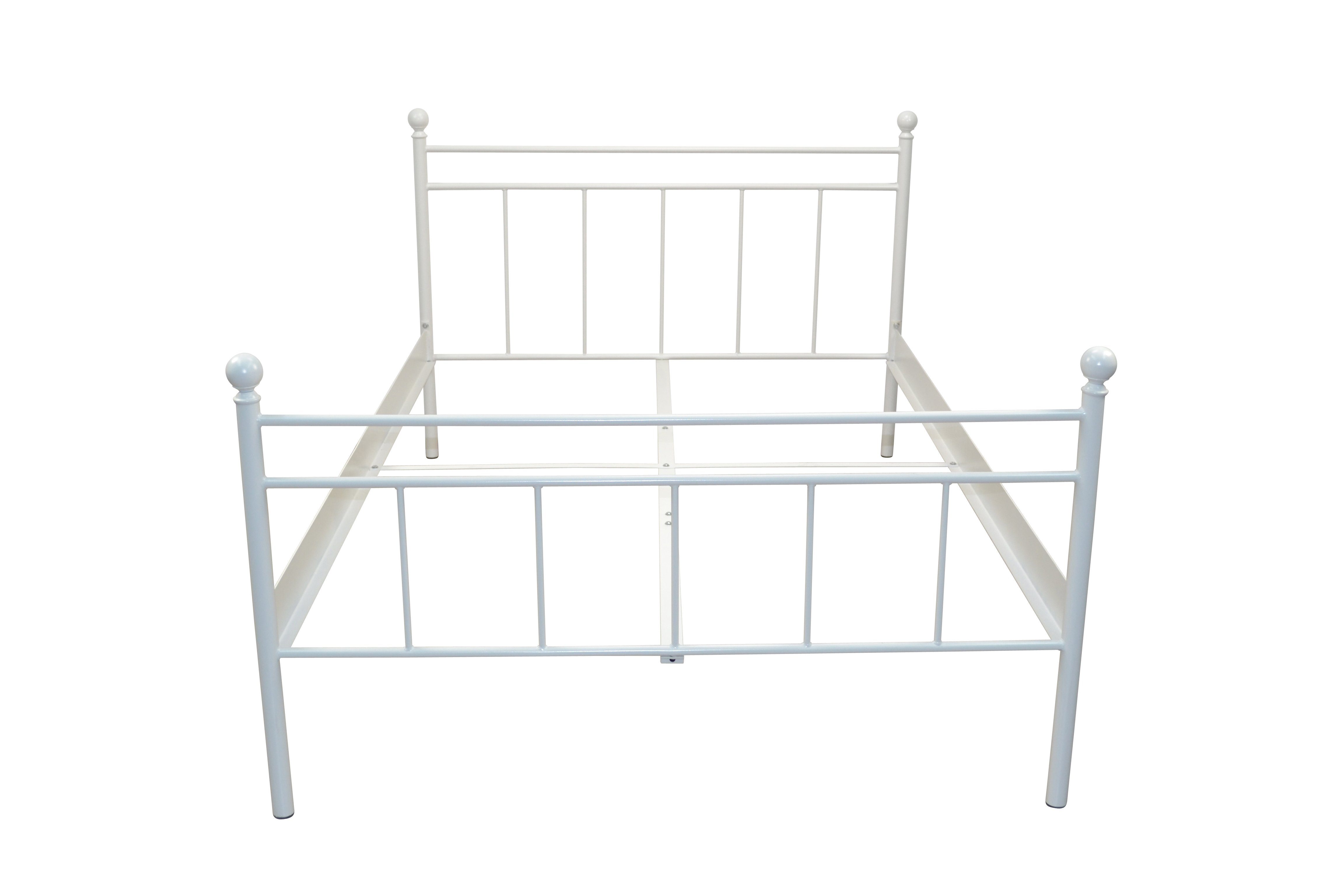 moebel-direkt-online Metallbett Anke Fb. weiß (1-tlg), günstig online kaufen